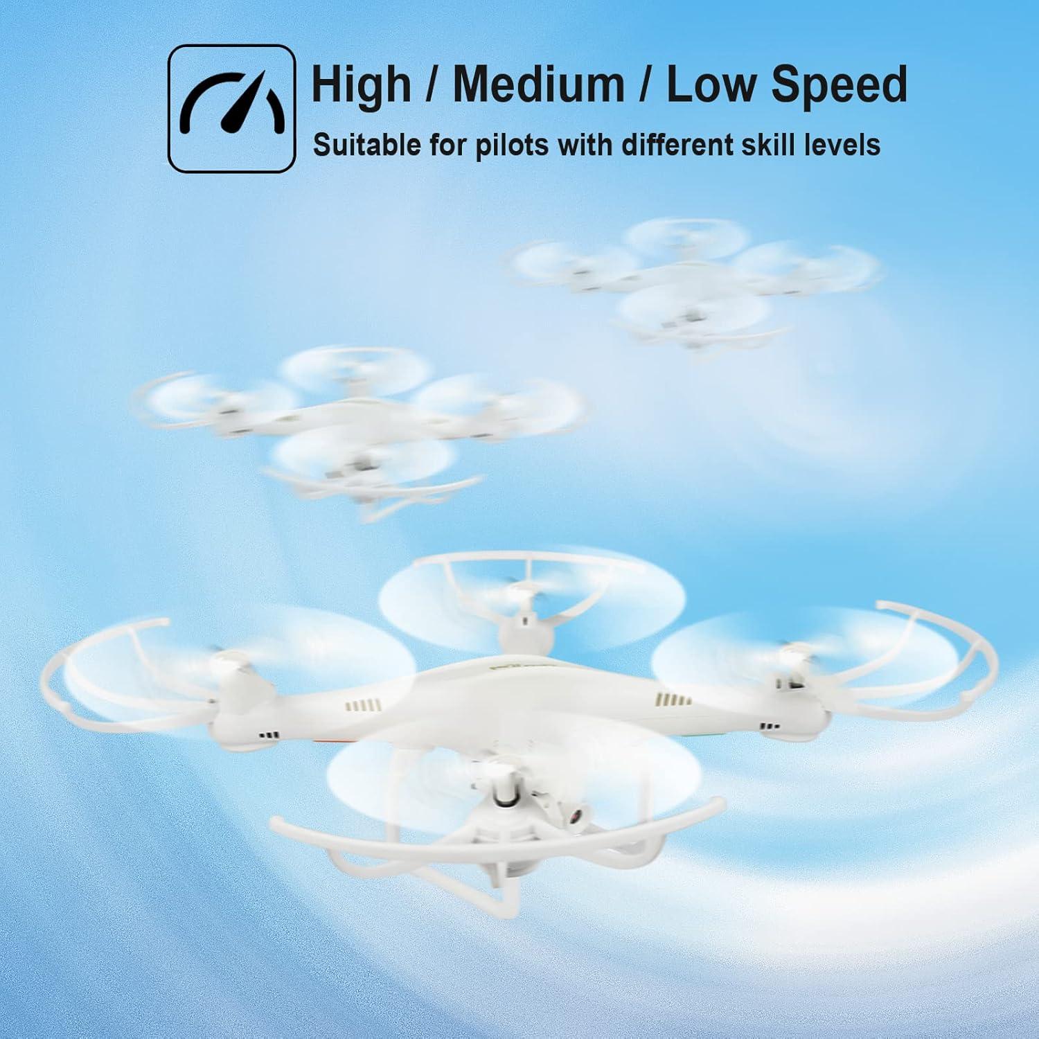 Dron RC Cheerwing CW4 con Cámara HD 720P para Niños y Adultos