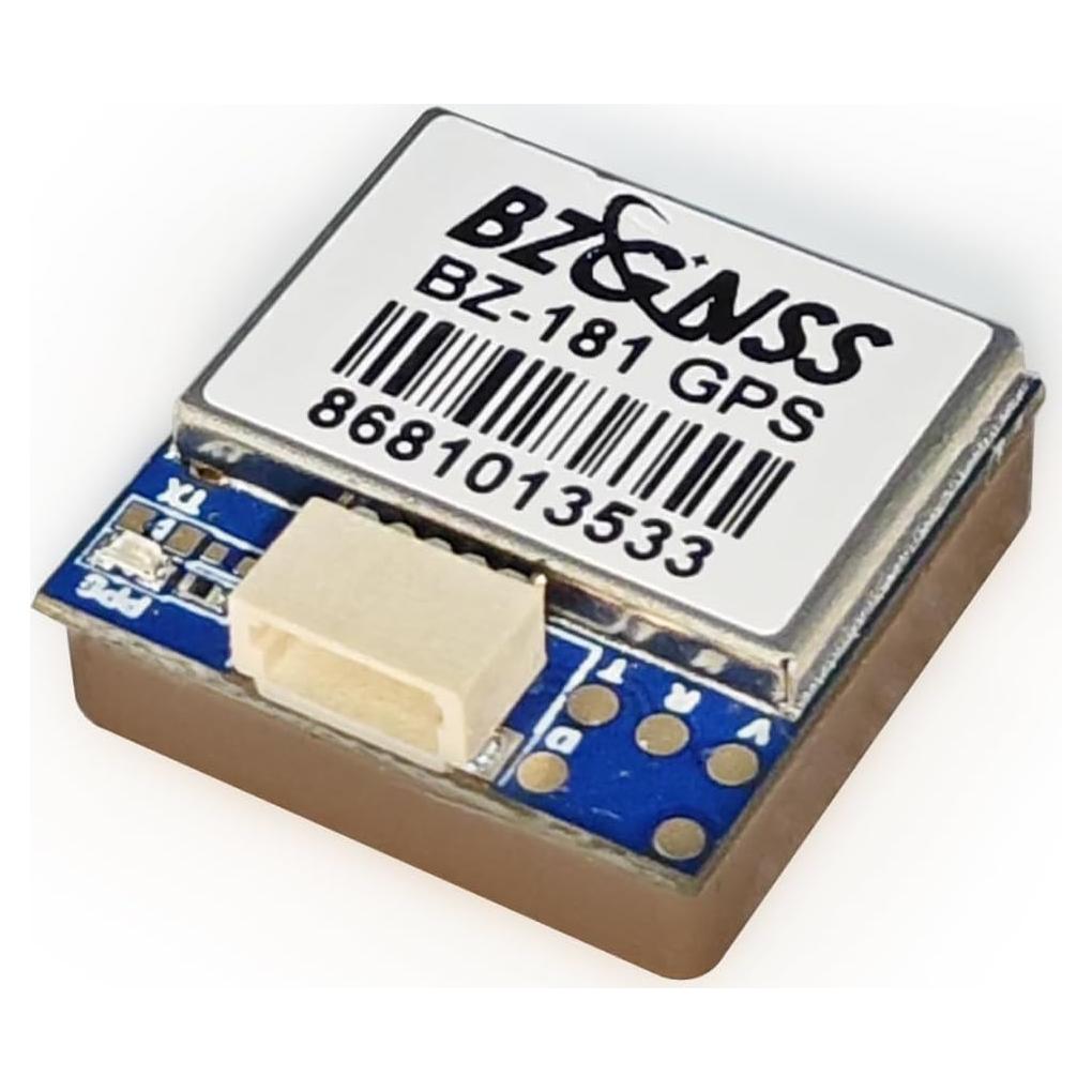 BZGNSS BZ-181 FPV GPS Module - Dual Protocol M10 Drone GPS for RC FPV Drone Racing Fixed-Wing Long-Range Flight Compatible with F405 F722 Flight Controller by Speedybee