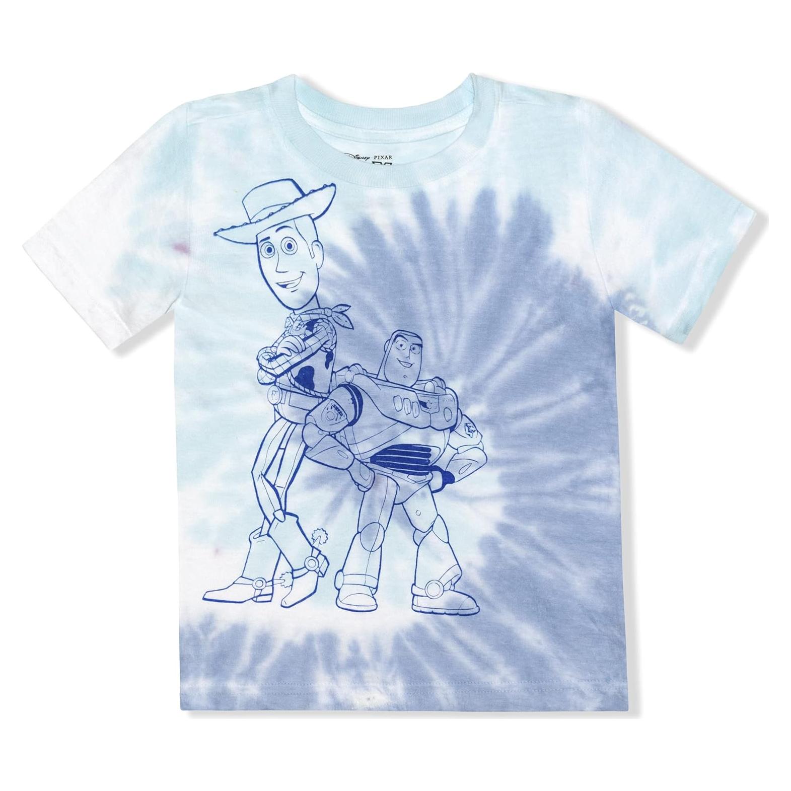 Camiseta Disney Toy Story Woody y Buzz Lightyear 2T Blanca