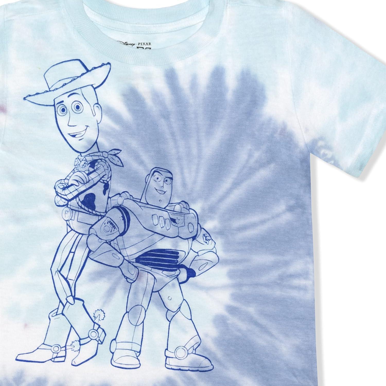 Camiseta Disney Toy Story Woody y Buzz Lightyear 2T Blanca