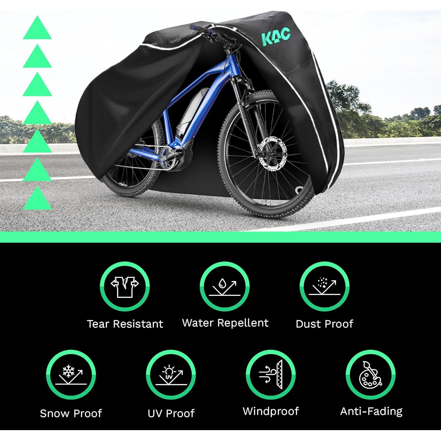 Funda para Bicicleta KAC 1 Bicicleta L Impermeable 600D