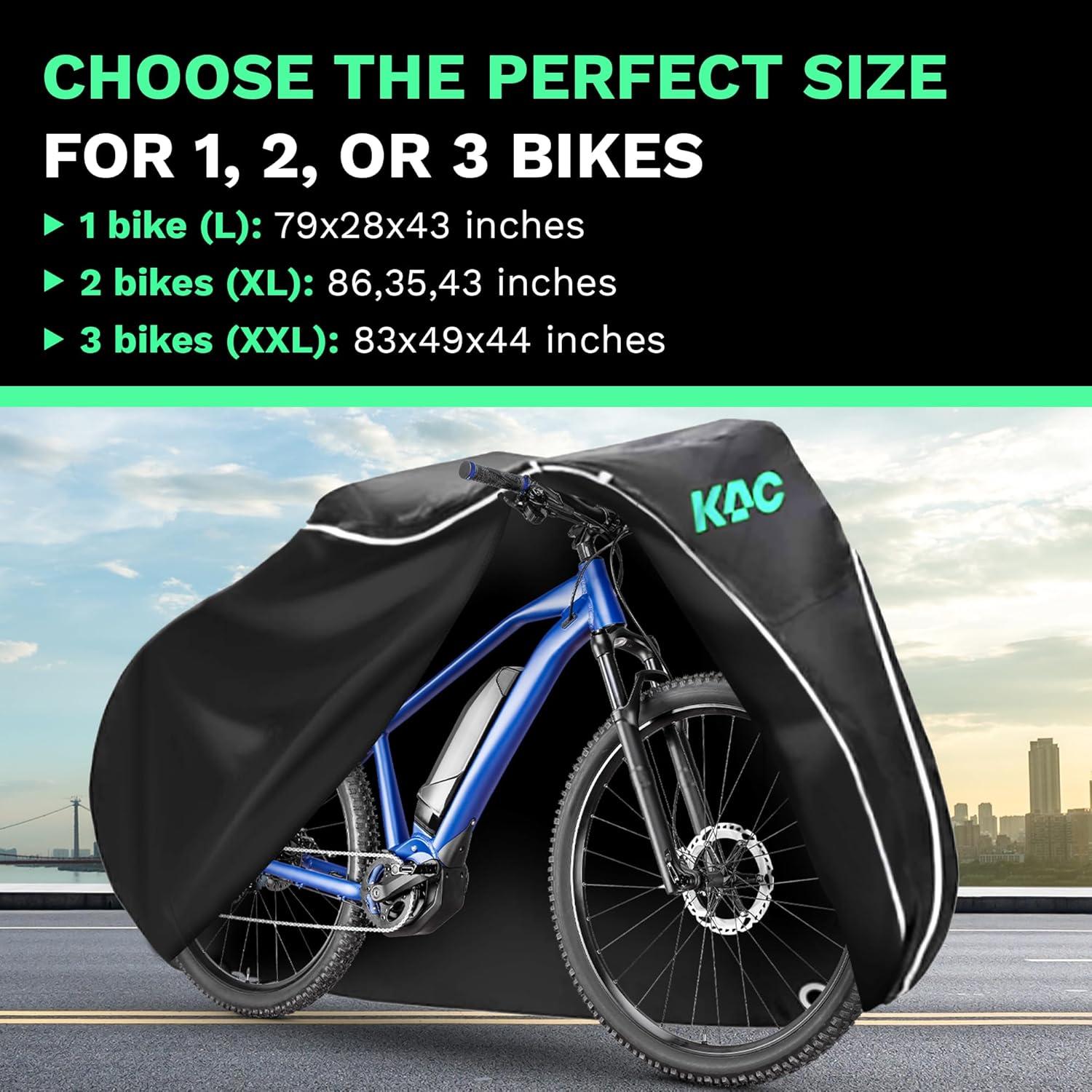 Funda para Bicicleta KAC 1 Bicicleta L Impermeable 600D