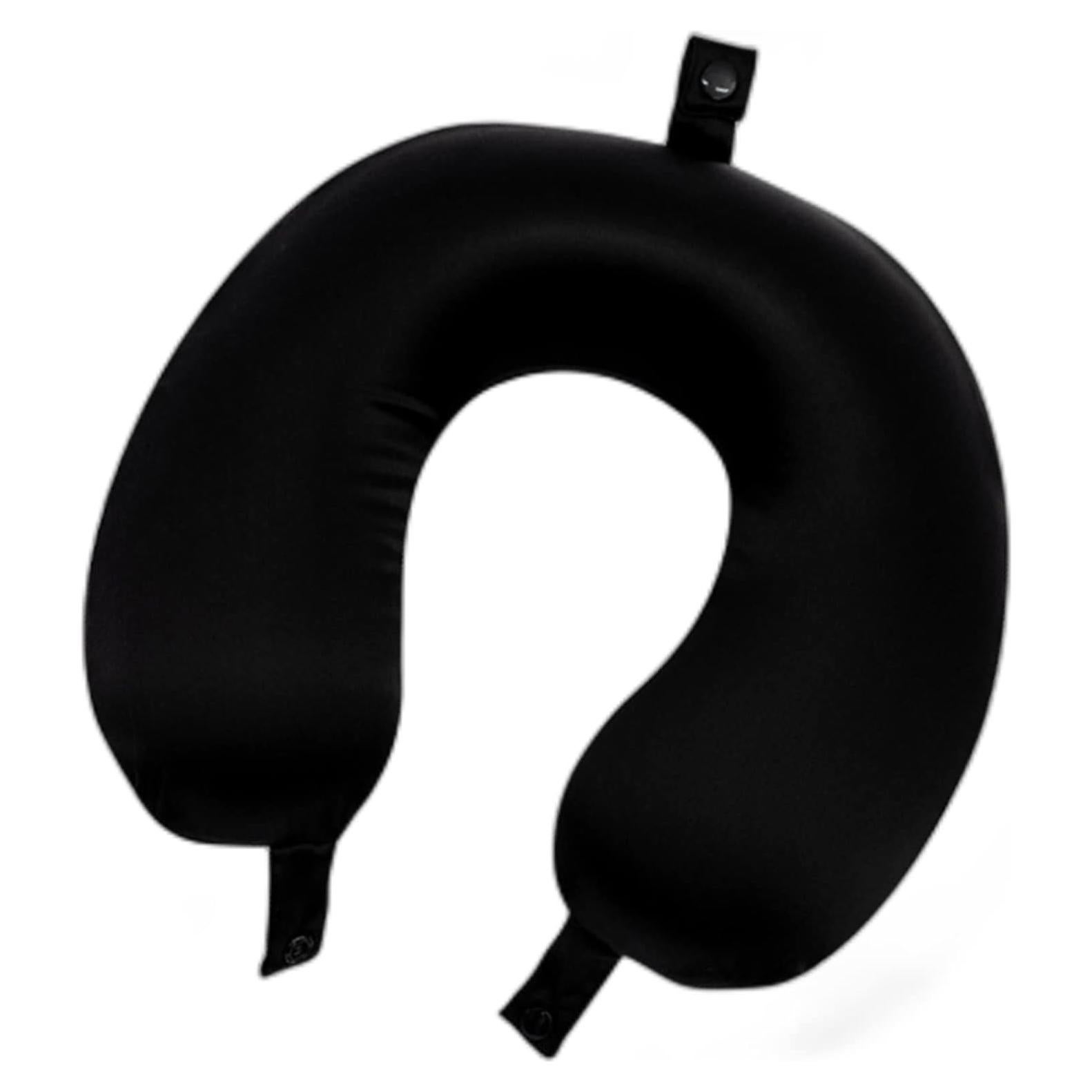 Almohada de Viaje ROSEWARD 100% Seda Morera 22 Momme Negro