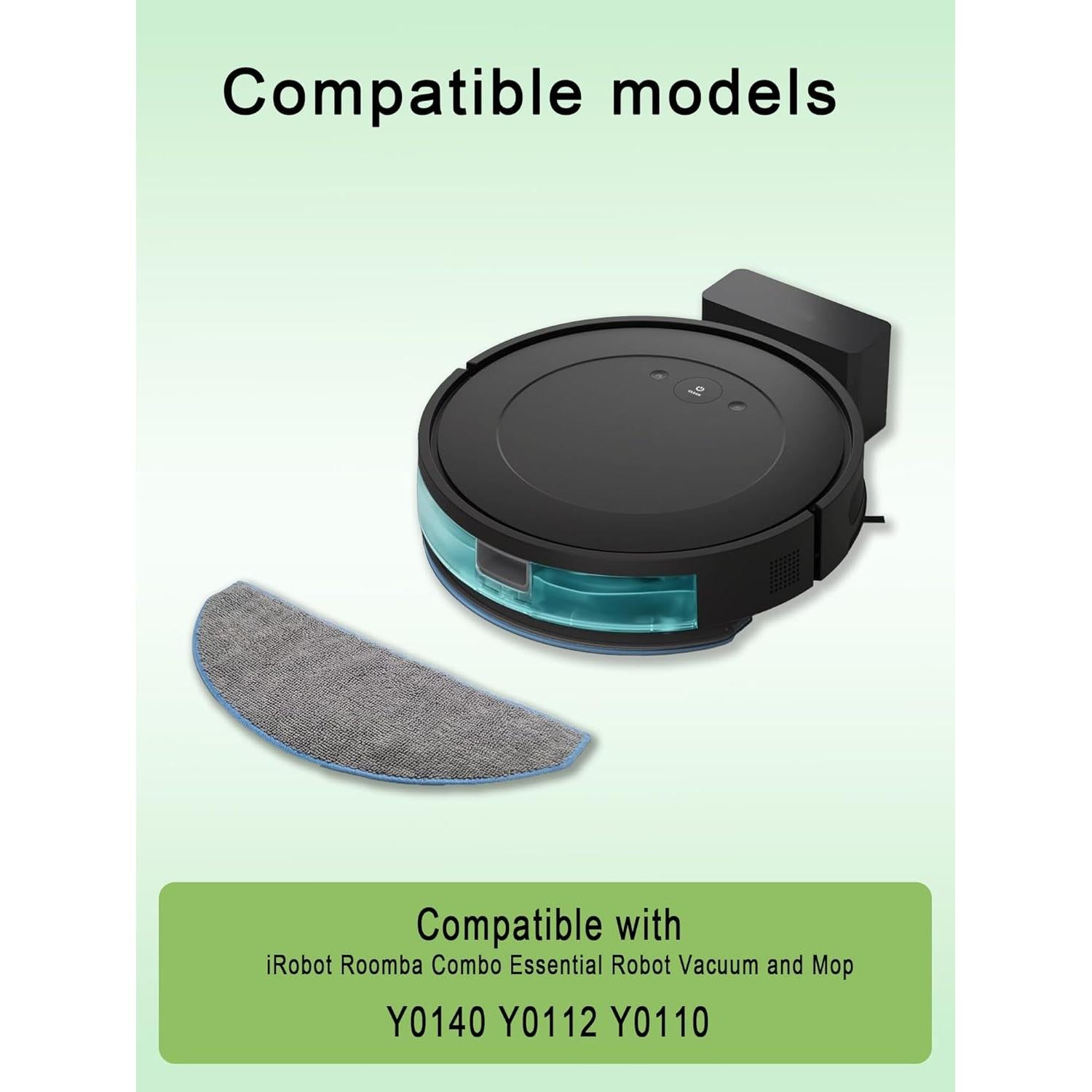 6 Almohadillas de Reemplazo E-HAO para iRobot Roomba Combo
