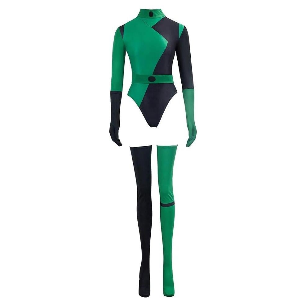 Disfraz de Cosplay Shego Verde para Mujeres Adultas