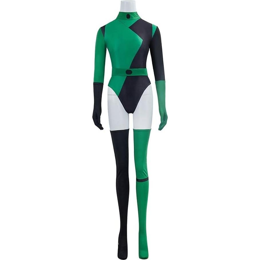 Disfraz de Cosplay Shego Verde para Mujeres Adultas