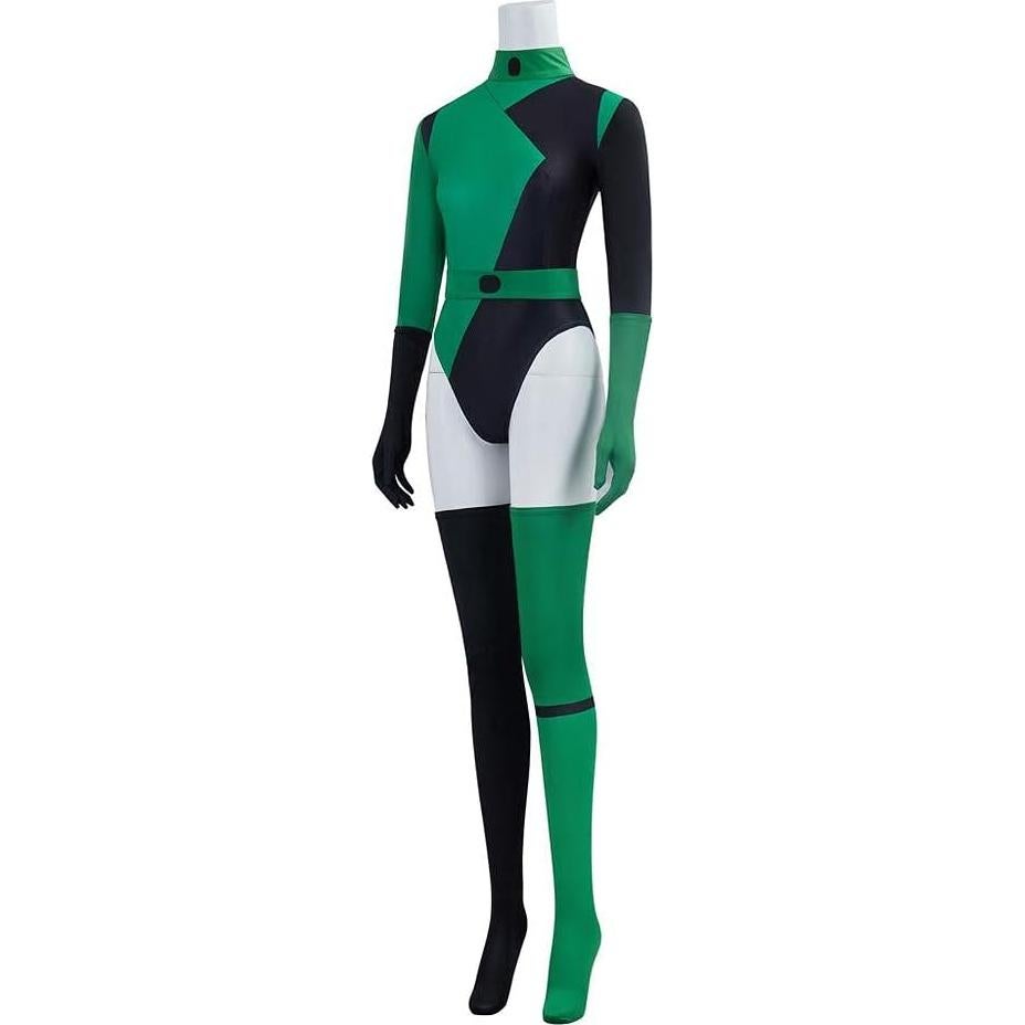 Disfraz de Cosplay Shego Verde para Mujeres Adultas