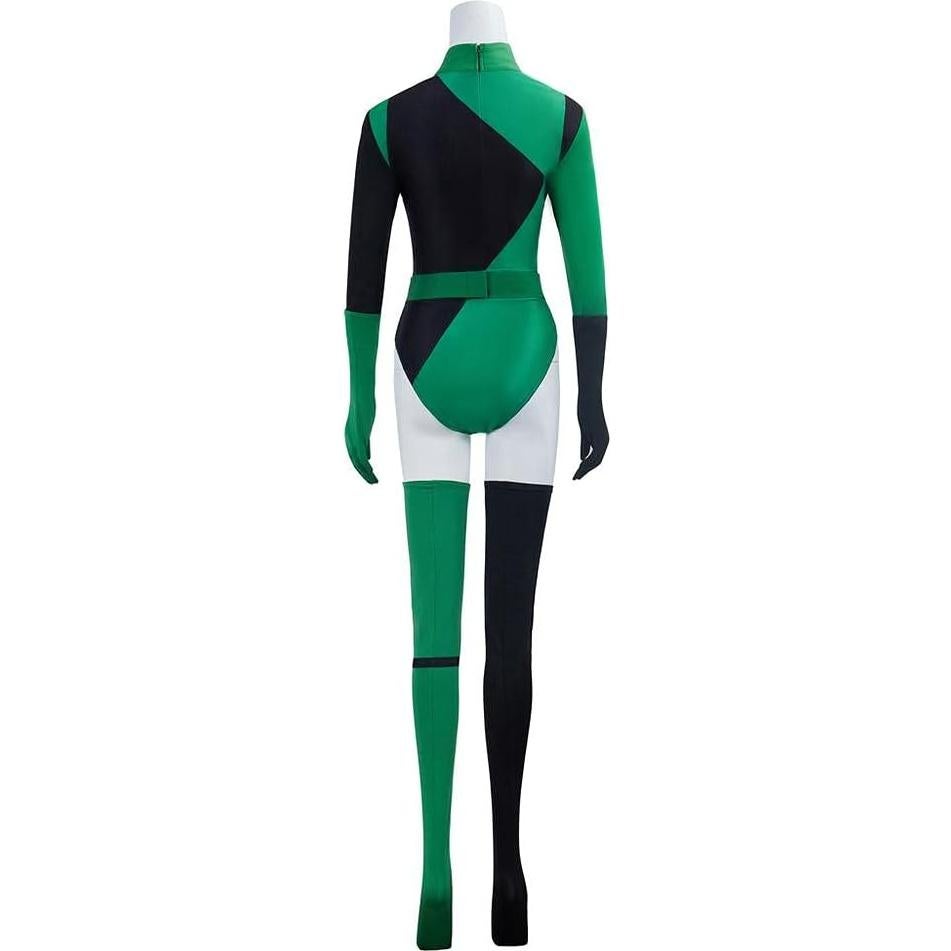 Disfraz de Cosplay Shego Verde para Mujeres Adultas