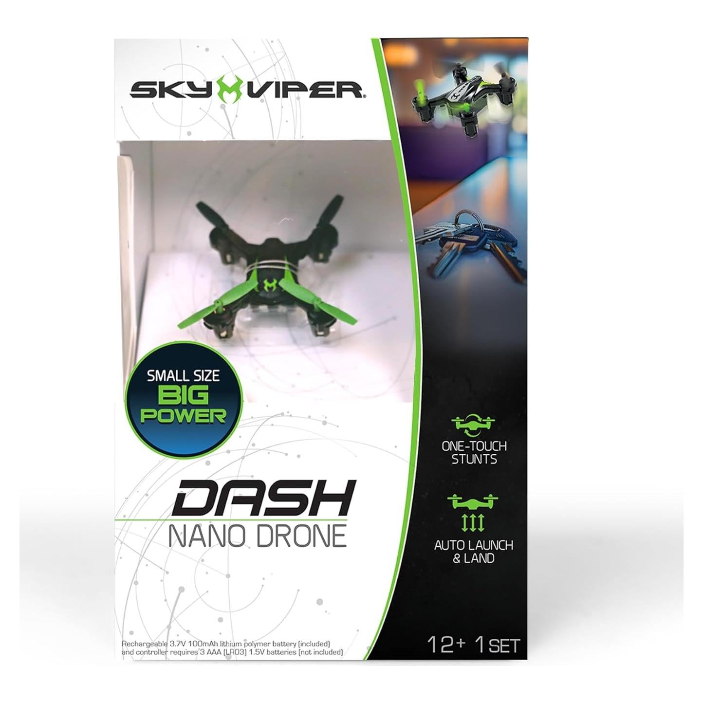 Dron Nano Sky Viper Dash 18774 - Vuelo Rápido 40 km/h