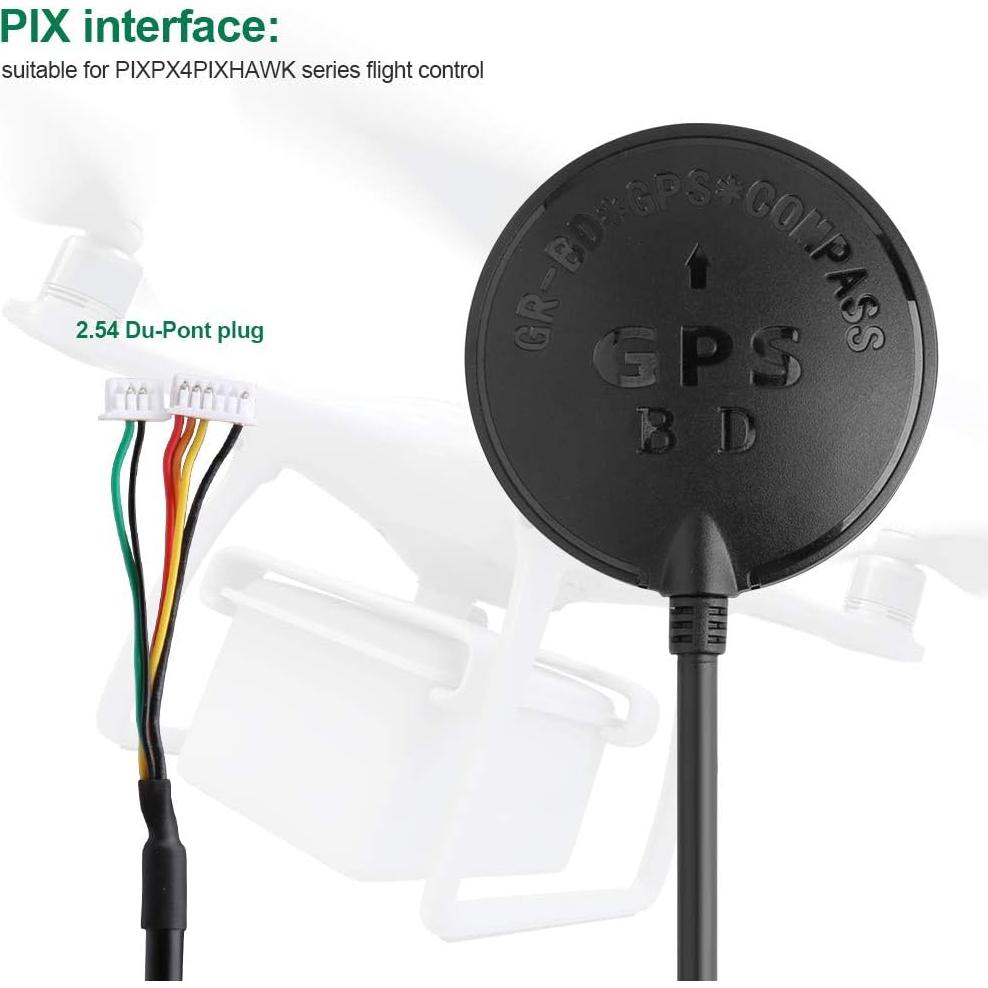 Módulo GPS BDS U-BLOX M8030 KT para Control de Vuelo APM