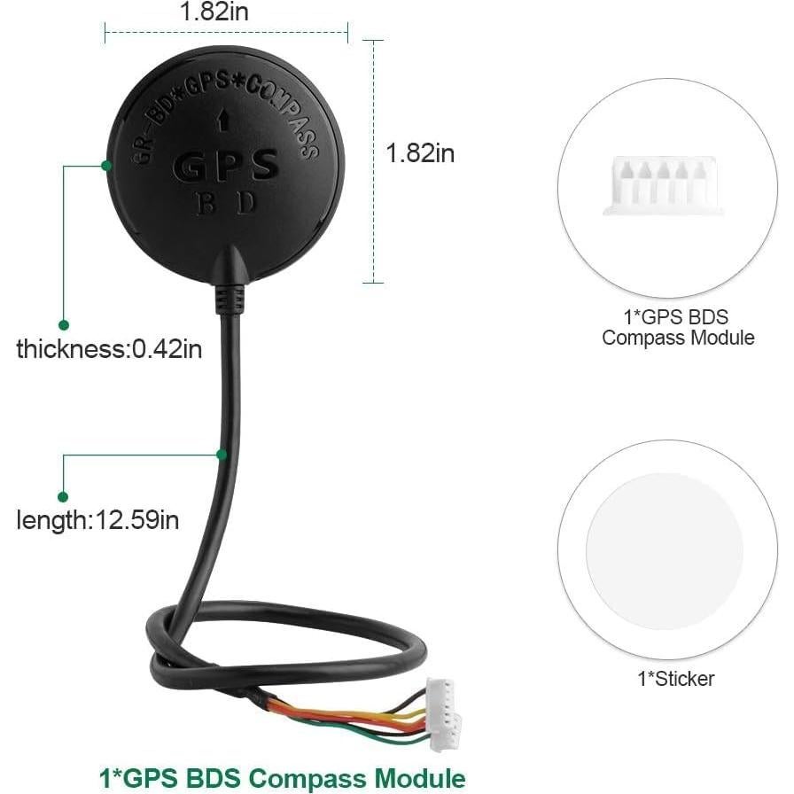 Módulo GPS BDS U-BLOX M8030 KT para Control de Vuelo APM