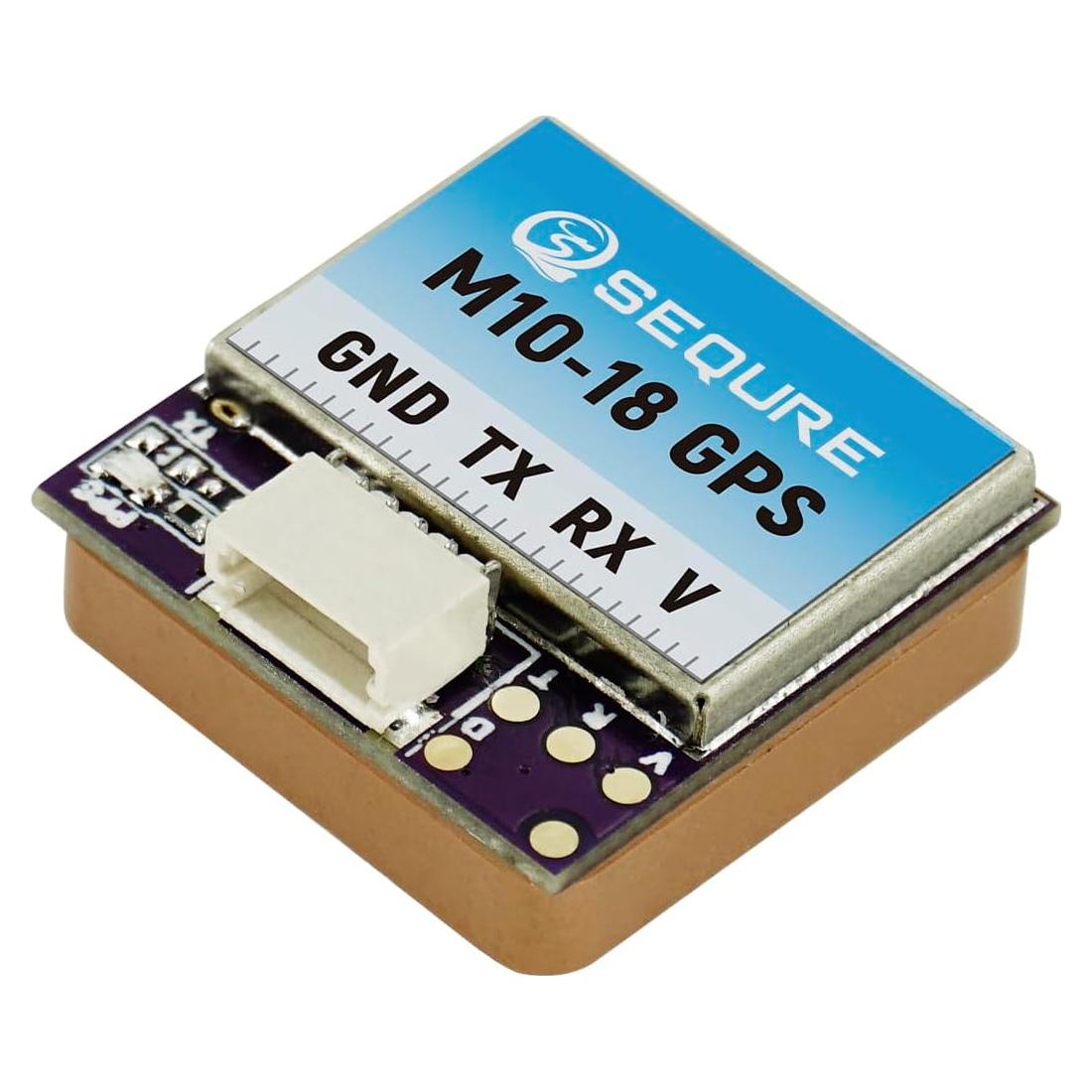 Módulo GPS Mini SEQURE M10-18 Antena Cerámica 10Hz para Drones