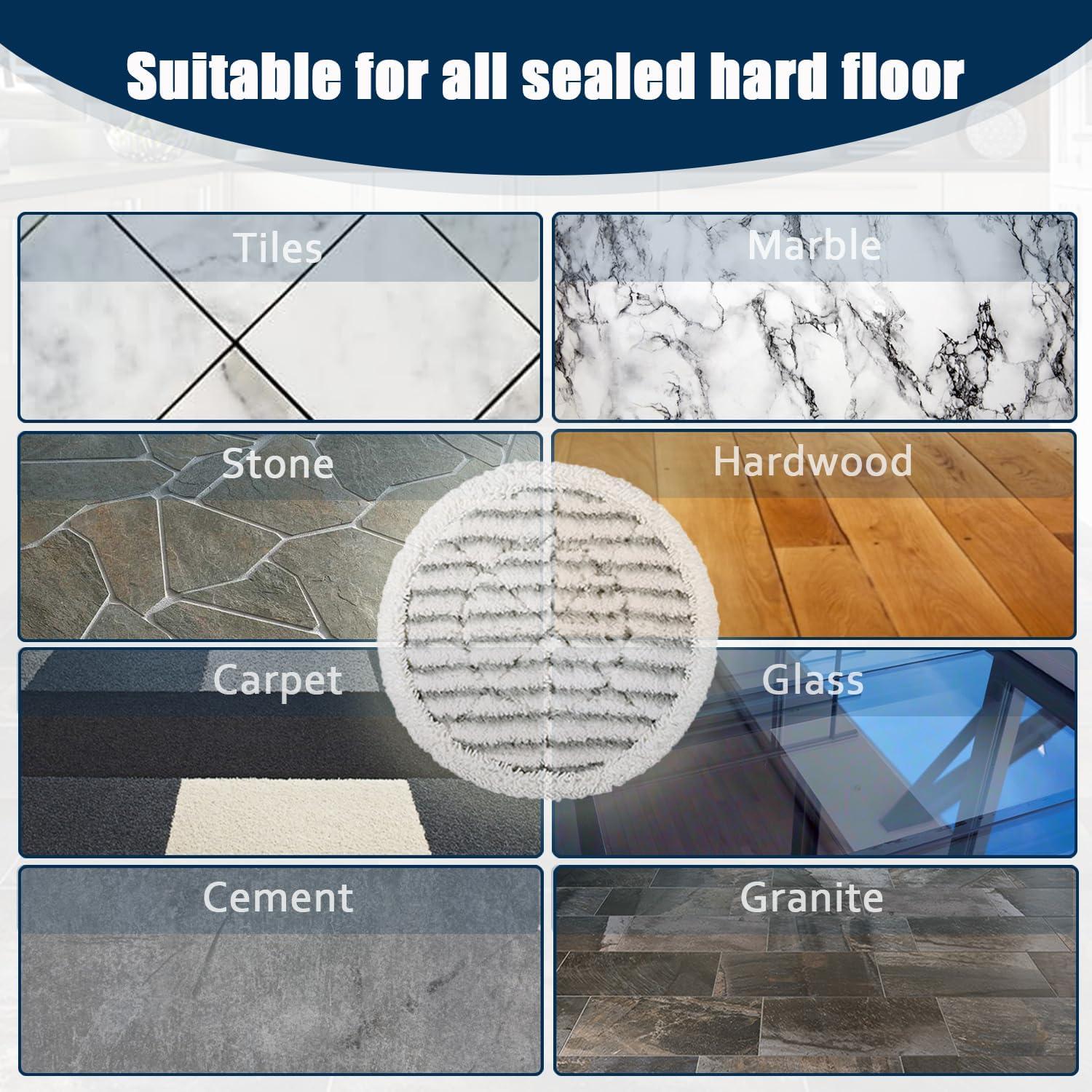 6 Almohadillas de Repuesto para Mopa de Vapor TIPOPOM SH-MOP