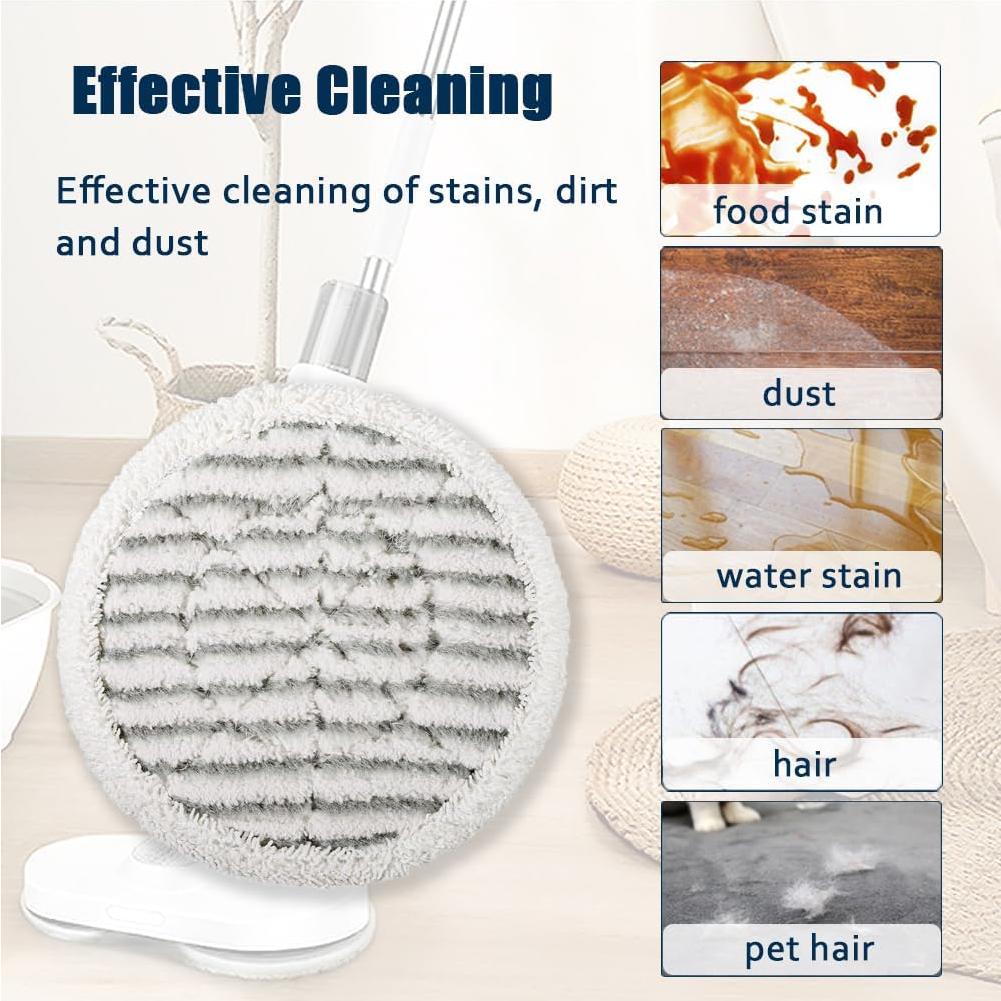 6 Almohadillas de Repuesto para Mopa de Vapor TIPOPOM SH-MOP