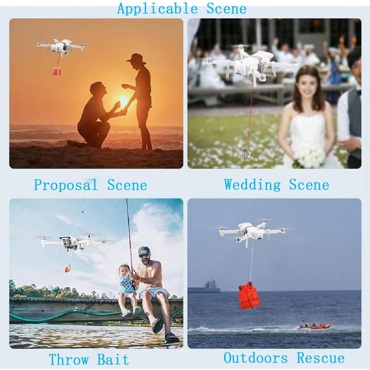 Sistema de Lanzamiento Aéreo Universal Amanely WG-01 para Drones