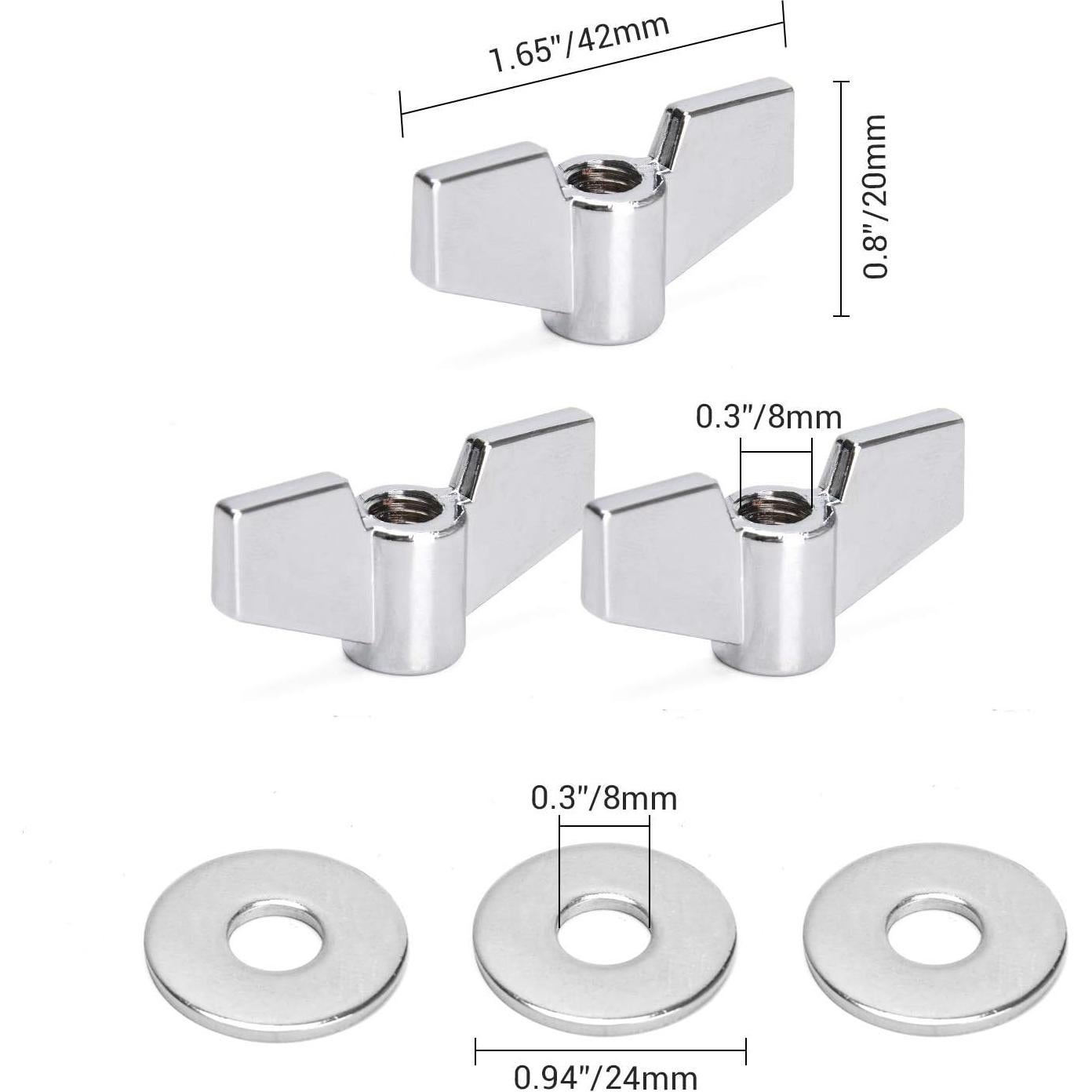 Facmogu 23PCS Accesorios para Platillos - Fieltros y Llaves