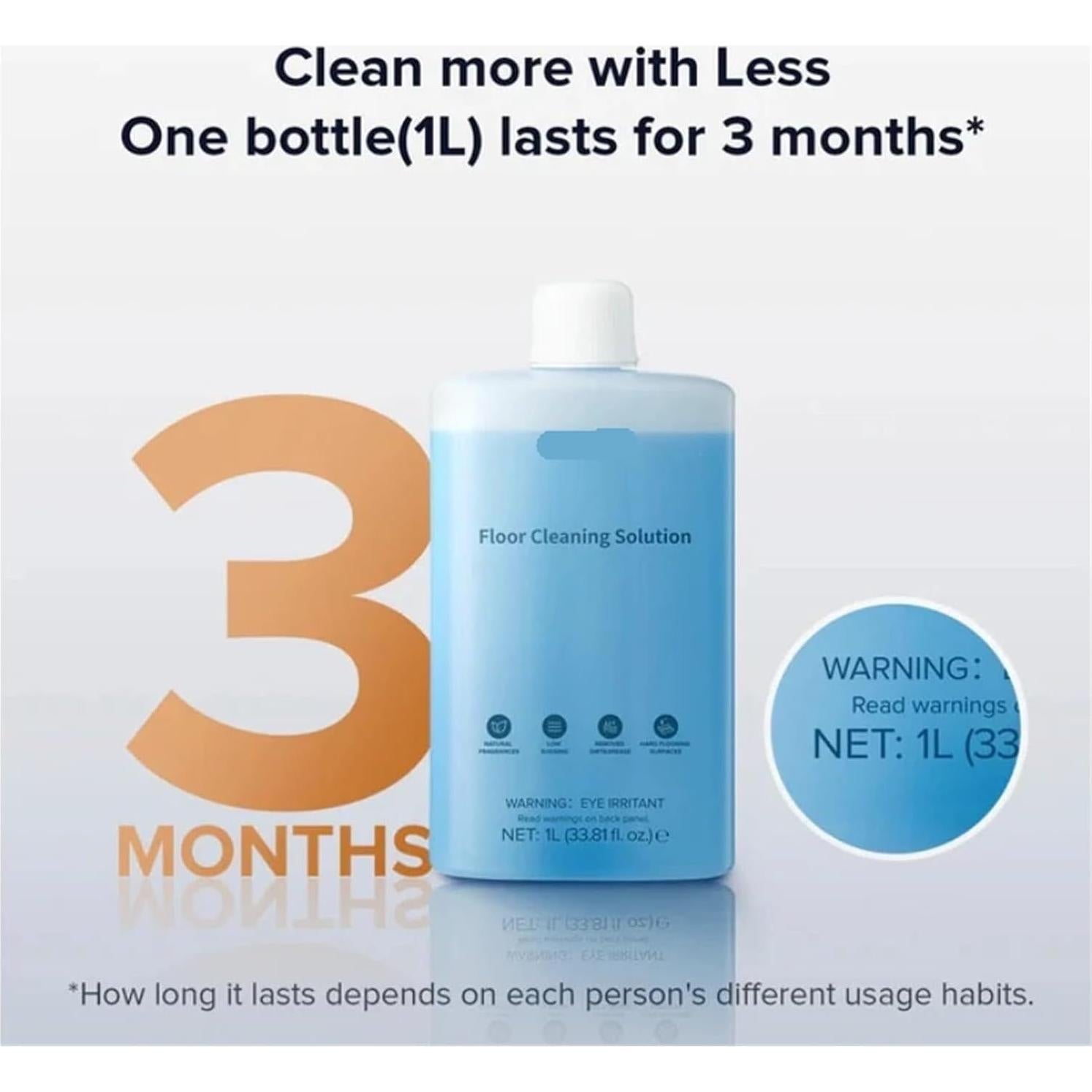 Solución de Limpieza de Pisos 1L HA20 para Roborock y Aspiradoras