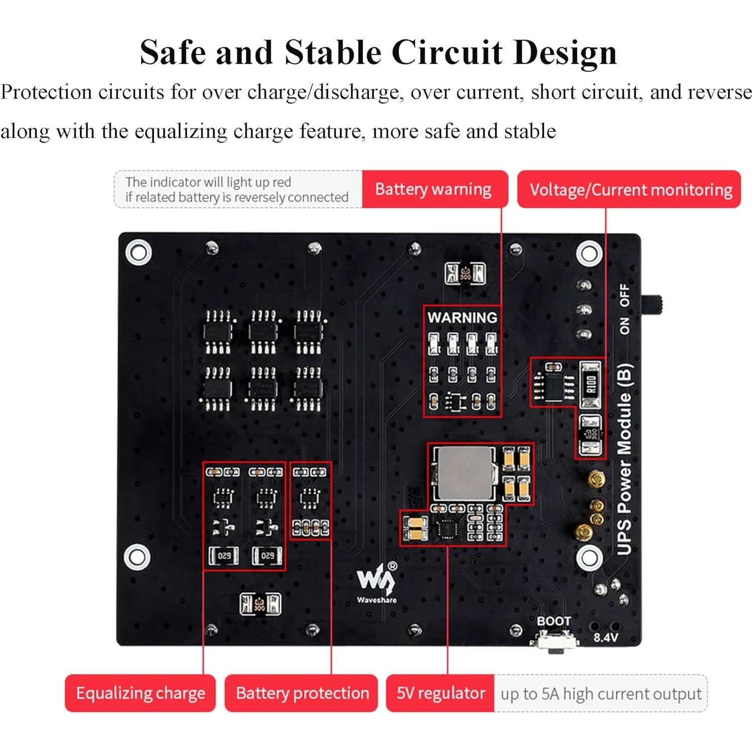 Módulo UPS UeeKKoo para Jetson Nano B01, 5V 5A