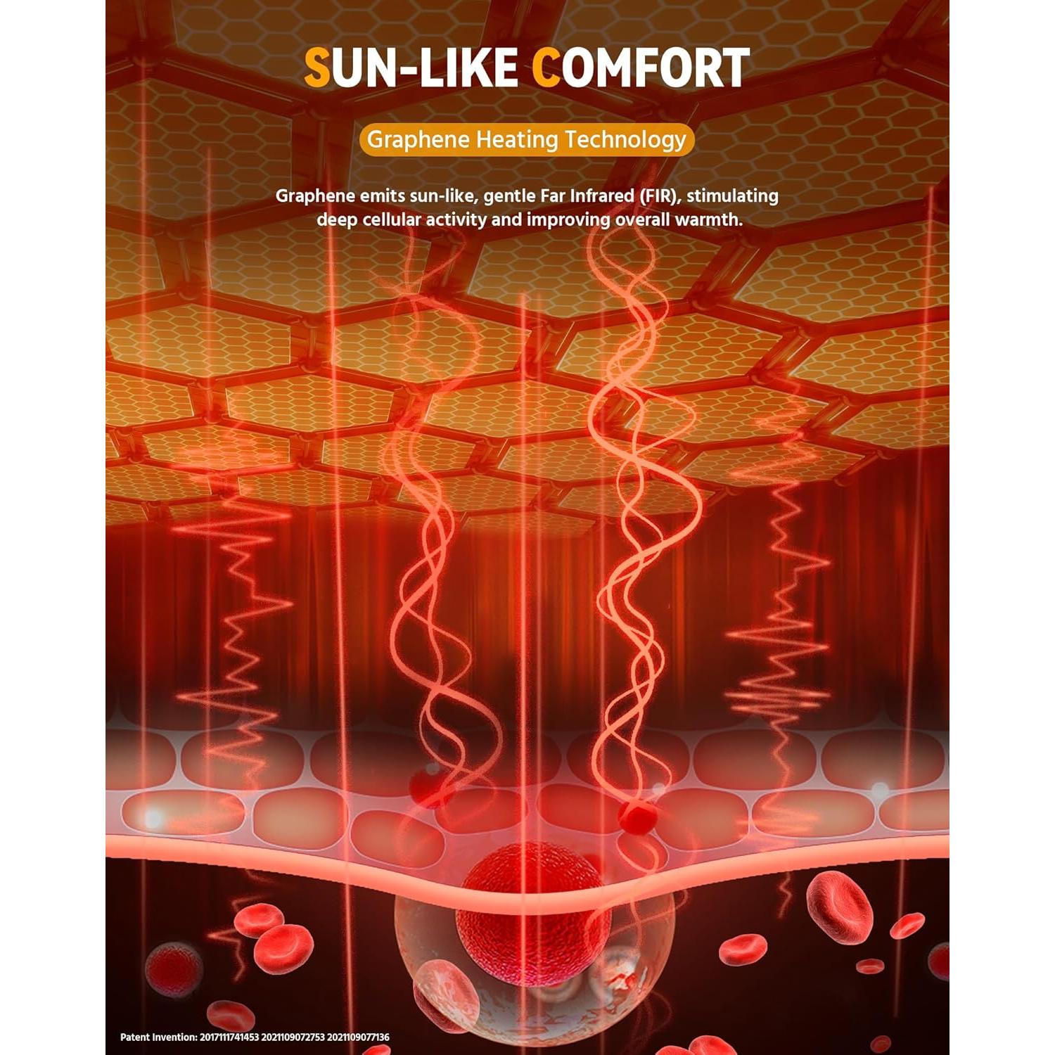 Chaqueta Térmica de Grafeno para Mujeres 12V 18400mAh Caqui