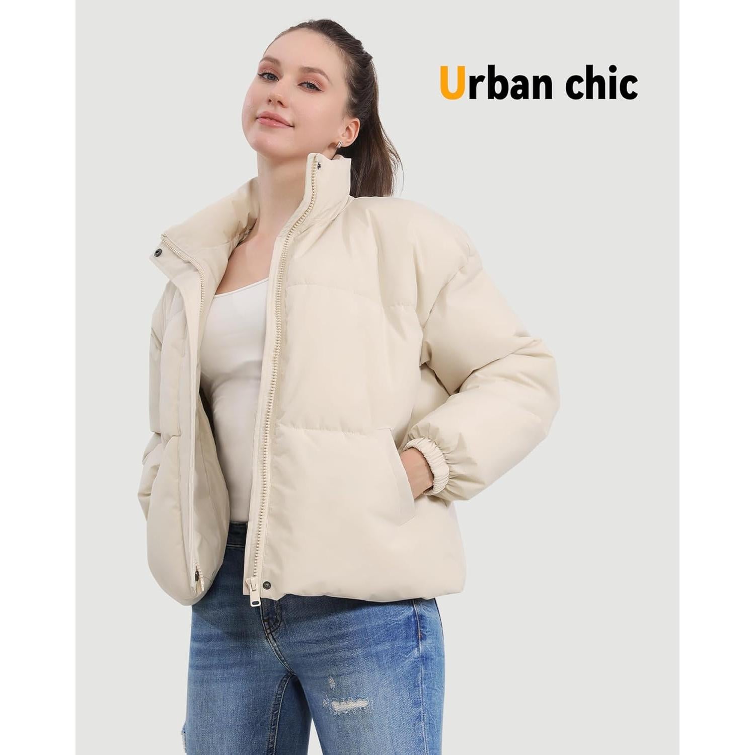 Chaqueta Térmica de Grafeno para Mujeres 12V 18400mAh Caqui