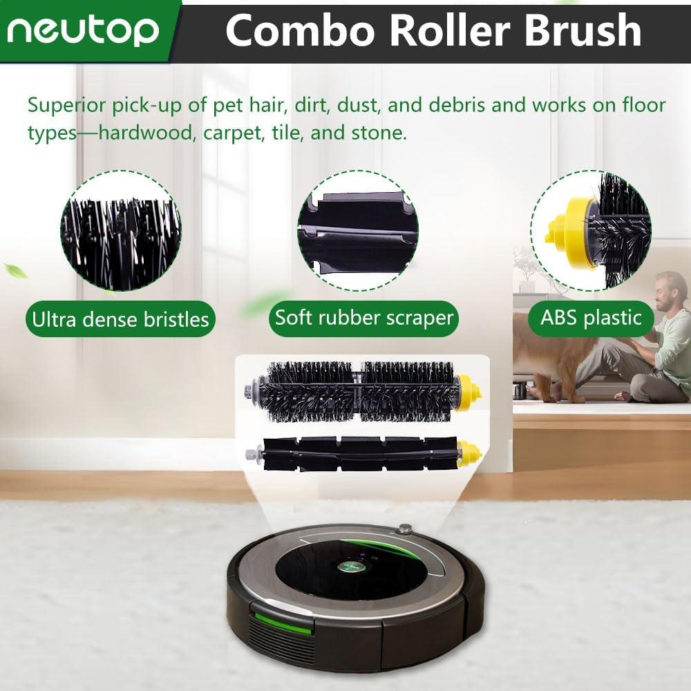 Piezas de Repuesto Neutop para iRobot Roomba 610-695 - Accesorios