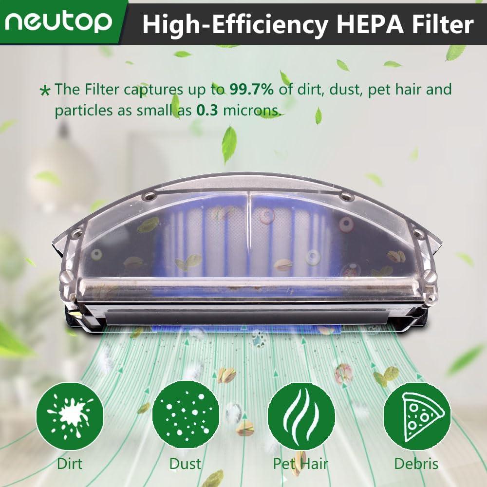 Piezas de Repuesto Neutop para iRobot Roomba 610-695 - Accesorios