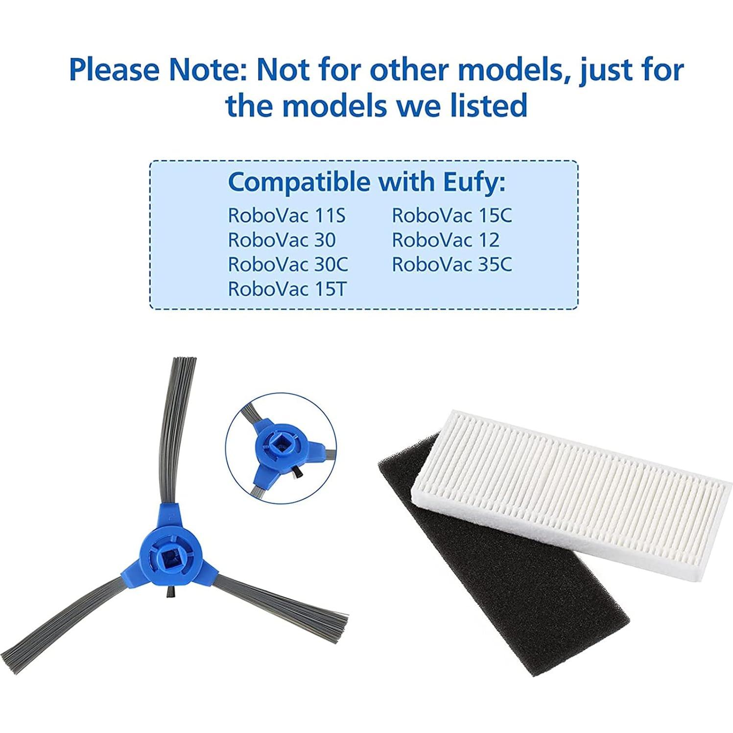 Kit de Repuesto Eufy RoboVac 11S 30 30C 15C 12 35C - 19 Piezas