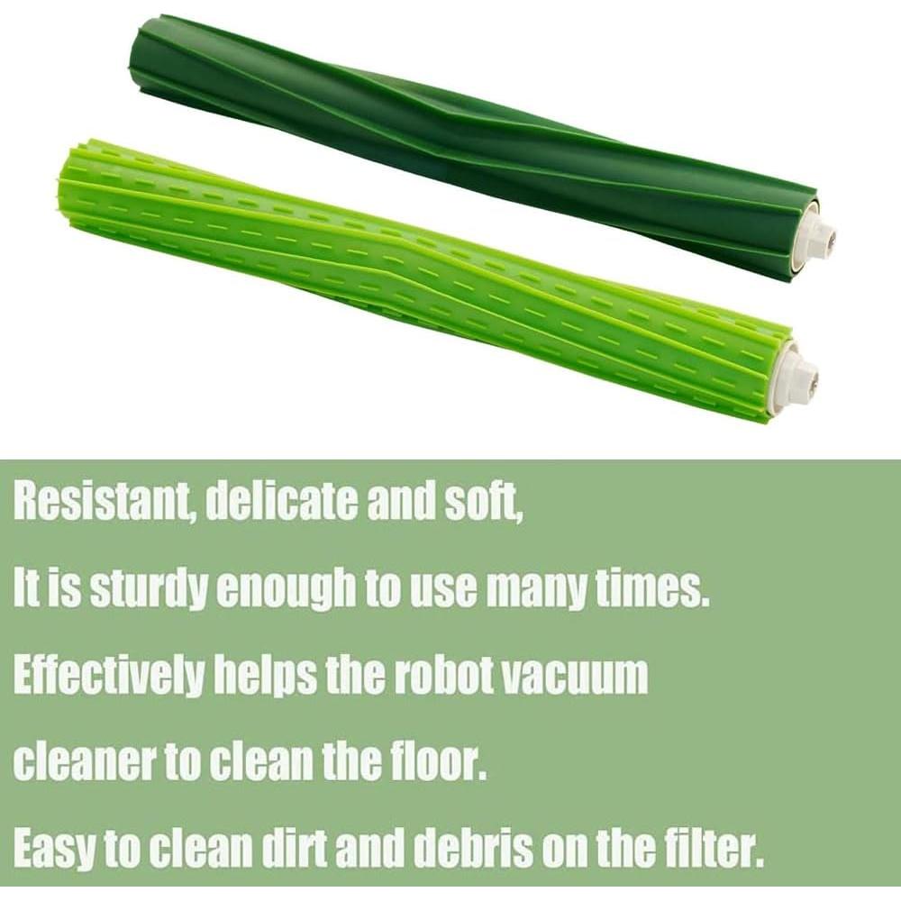 Set de 3 Cepillos de Goma Chrostion para iRobot Roomba s9