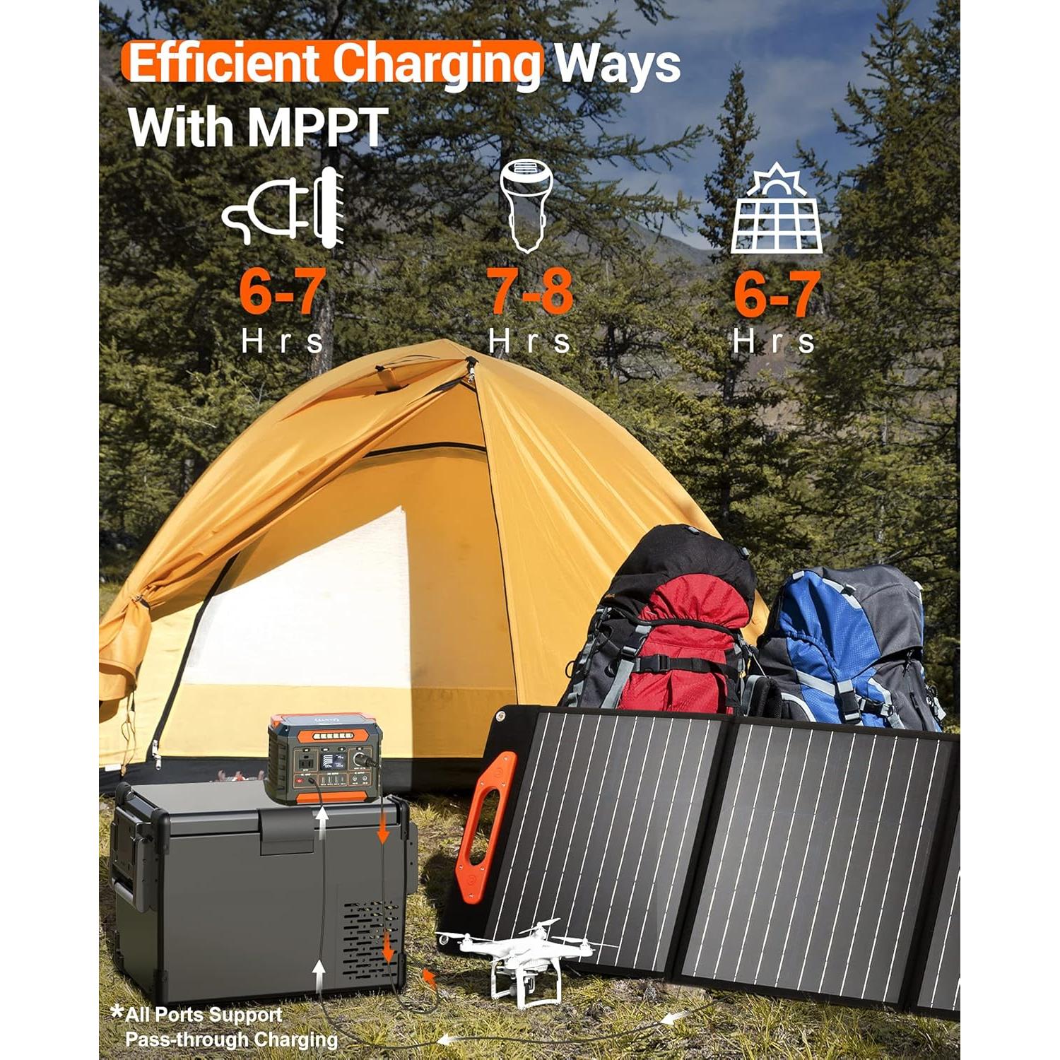 Generador Solar PROGENY P66 300W 299Wh Portátil con Salidas