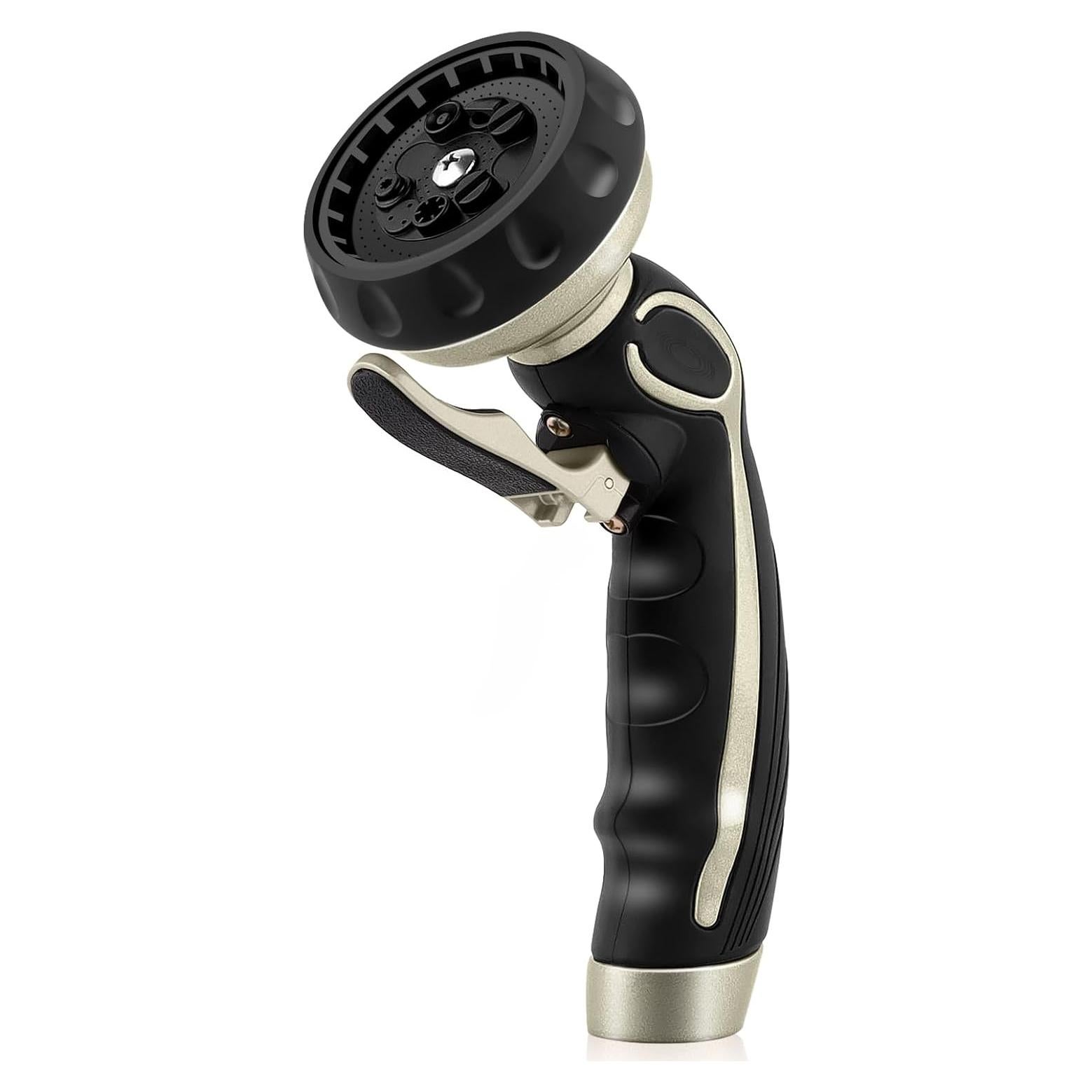 Boquilla de Manguera Restmo con Gatillo y 9 Patrones de Riego