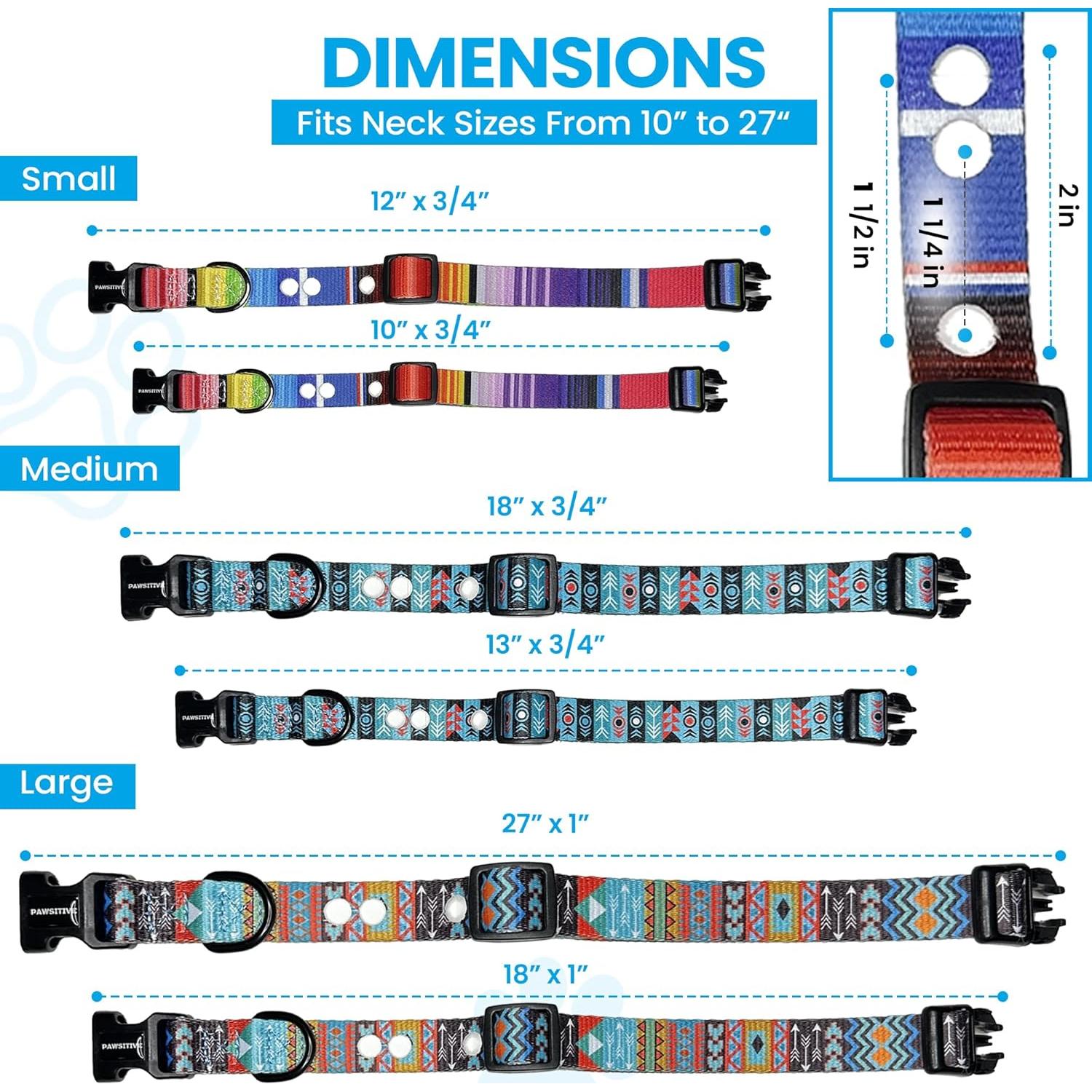 Correa de Nylon Pequeña Gracie To The Rescue 25.4-30.5 cm Flor Negra
