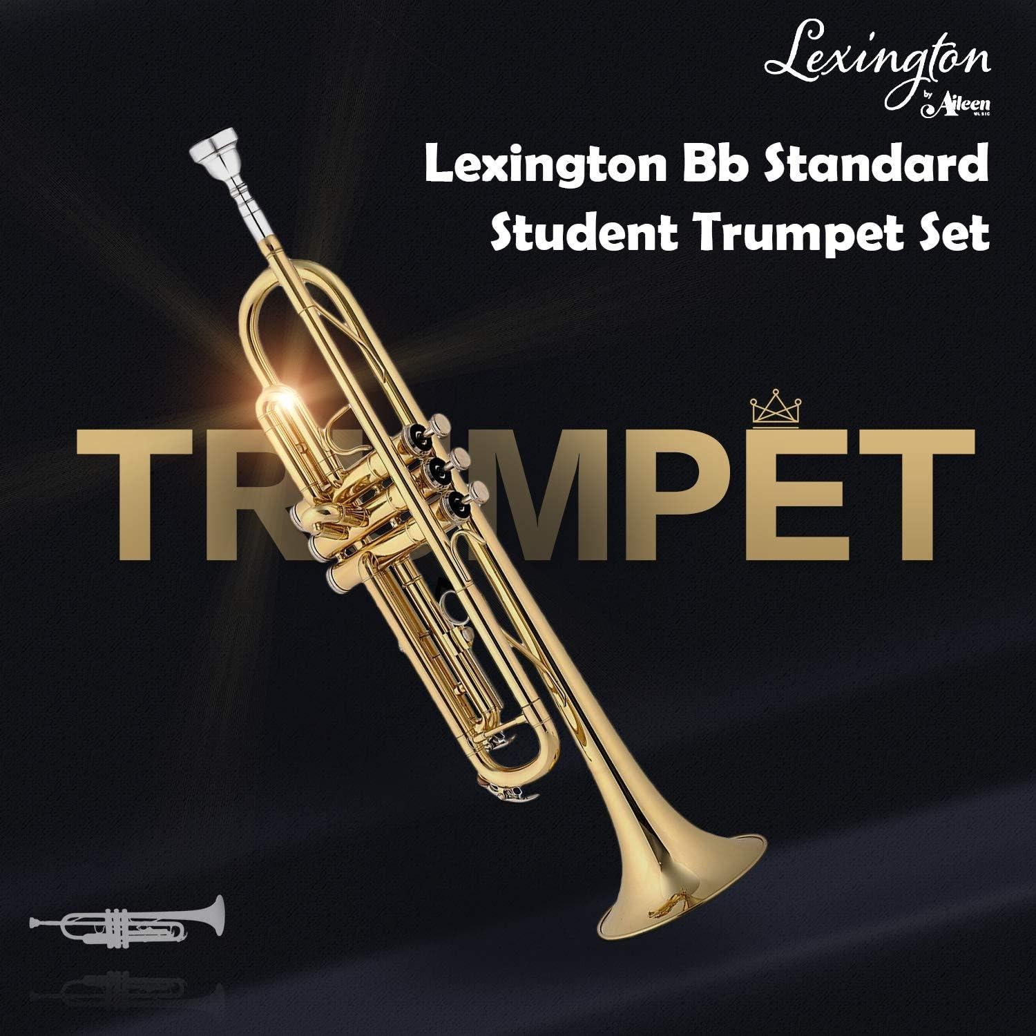 Trompeta Aileen Lexington TP8001G Estudiante Bb Oro con Estuche