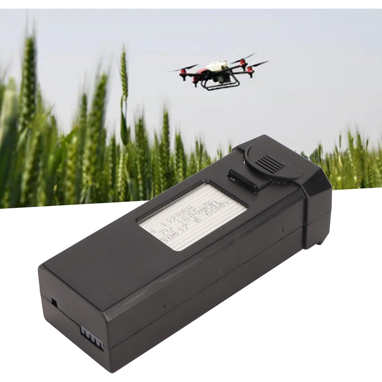 1800mAh Drone Battery with Safety, Stable and for F184 S91 V162 RC Drone, Long Battery Life, Easy to Carry