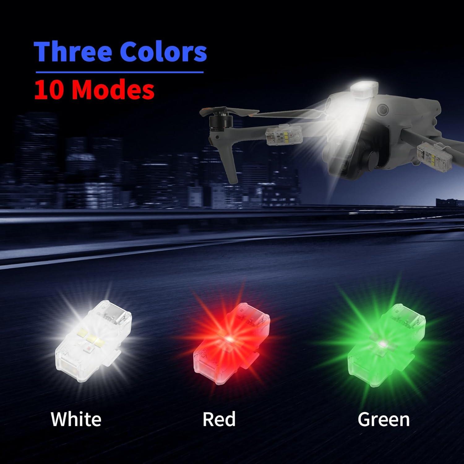 Luz Estroboscópica LED para Drones LYONGTECH - 3 Colores