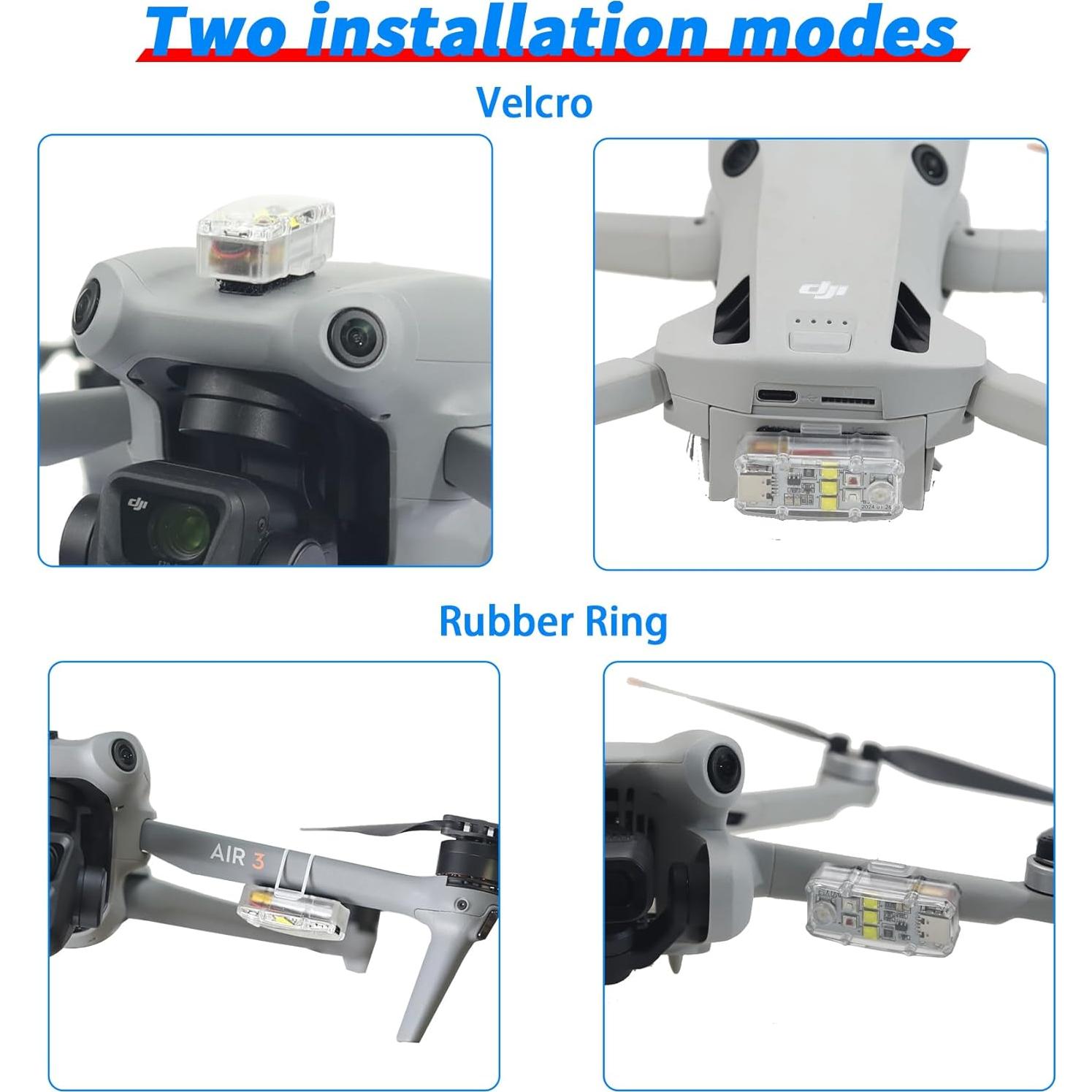 Luz Estroboscópica LED para Drones LYONGTECH - 3 Colores