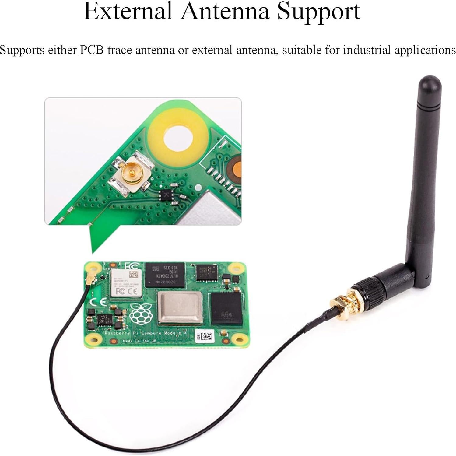 Kit Módulo Computo UeeKKoo Pi 4 4GB RAM 32GB eMMC Wi-Fi