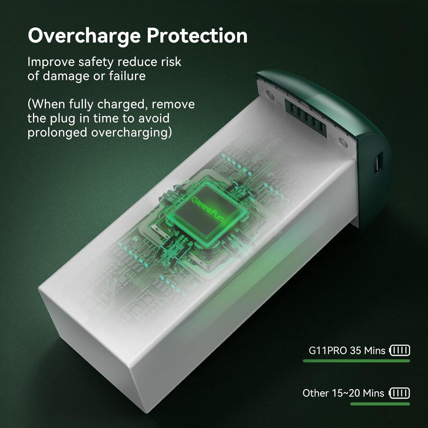 Batería de Litio Gleesfun G11PRO 7.7V 3200mAh Carga Rápida