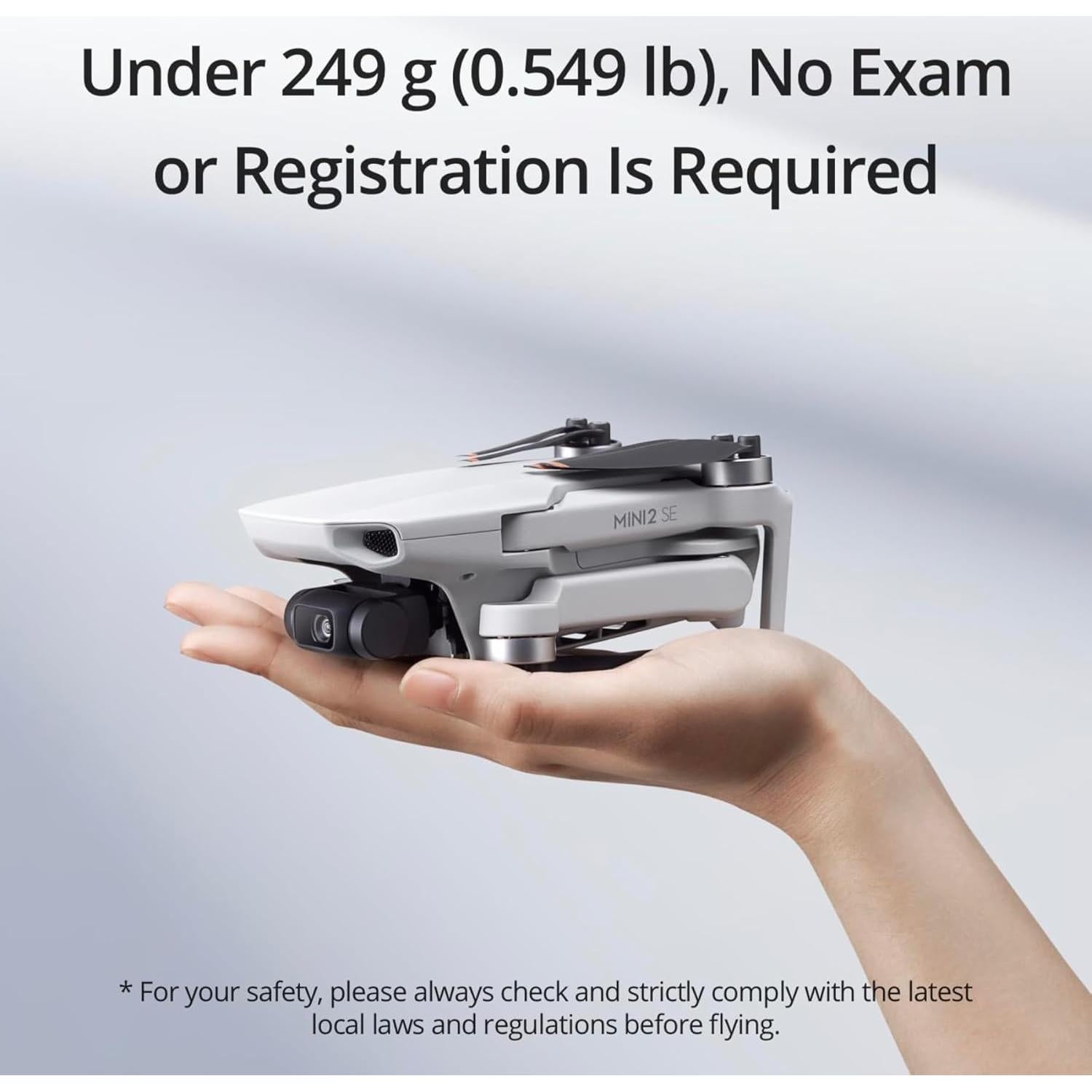DJI Mini 2 SE, Lightweight Mini Drone with QHD Video, 10km Max Video Transmission, 31-Min Flight Time, Under 249 g, Auto Return to Home, 3-Axis Gimbal Drone with Camera for Beginners