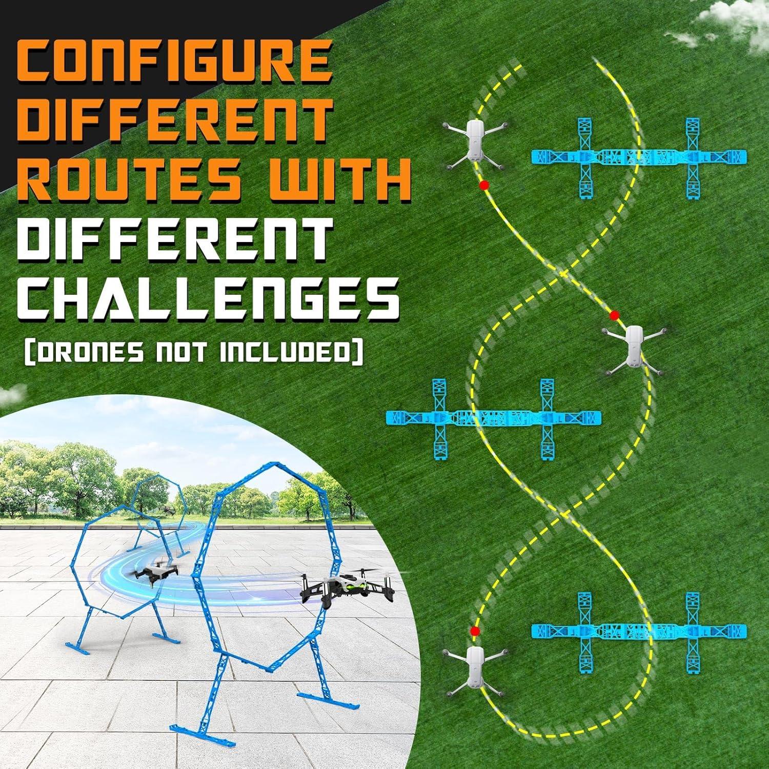 Aros de Obstáculo Dolanus ZA01 - Paquete de 3 para Drones FPV