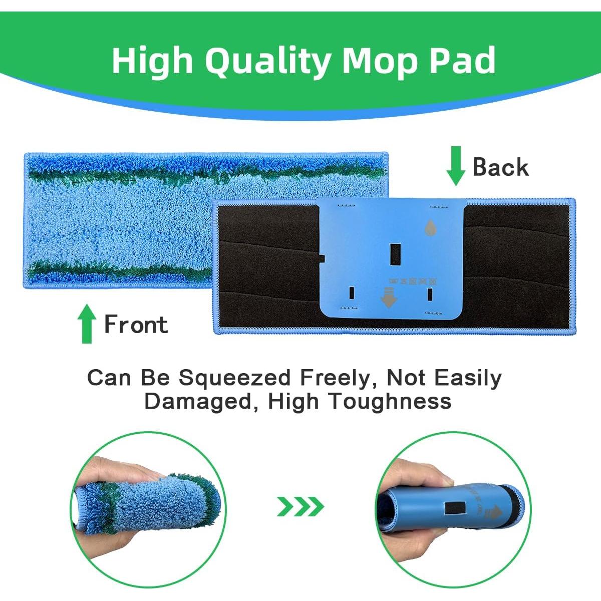 Paquete de 10 almohadillas húmedas Jusiwow M6 para iRobot Braava Jet