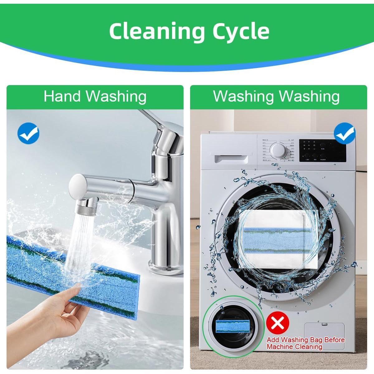 Paquete de 10 almohadillas húmedas Jusiwow M6 para iRobot Braava Jet