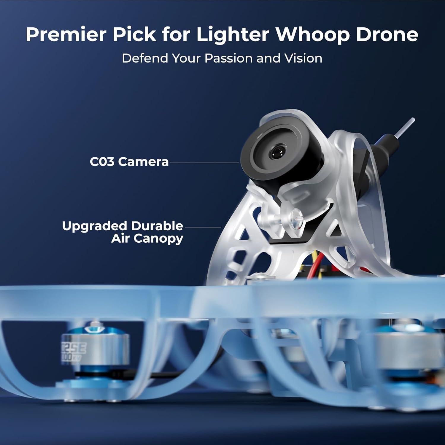 Drone BETAFPV Air65 Whoop Brushless 1S 65mm con Cámara FPV