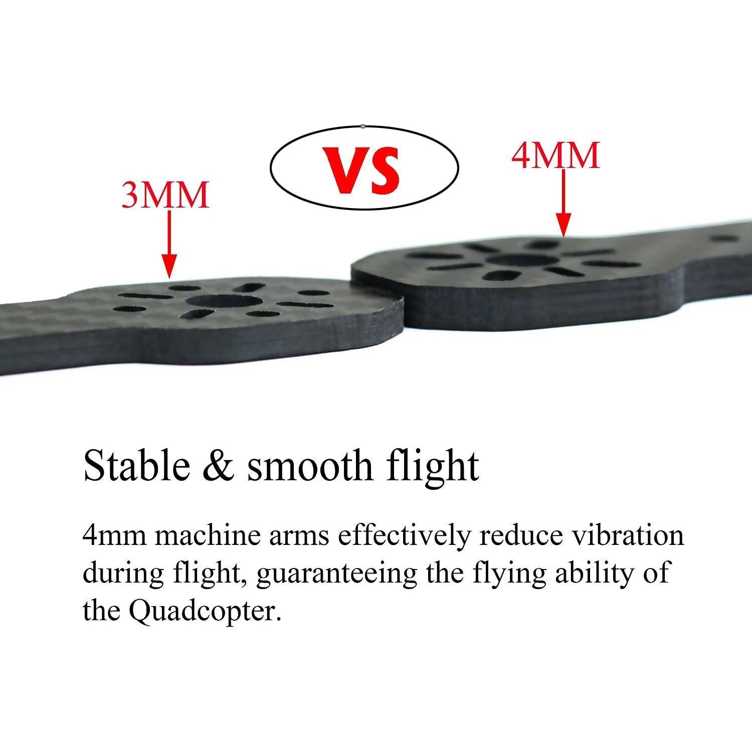 Cuadro de Drone de Carreras FPV Readytosky 250mm Fibra de Carbono