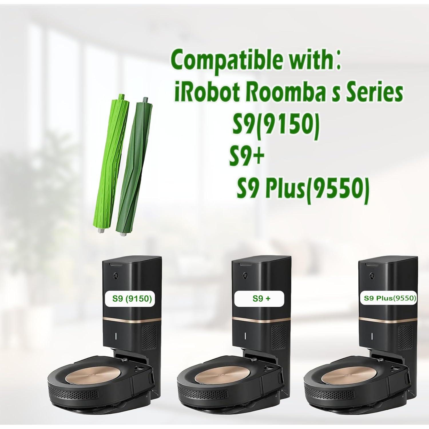 3 Piezas Cepillos de Rodillo Reemplazo DovLazm para Roomba S9