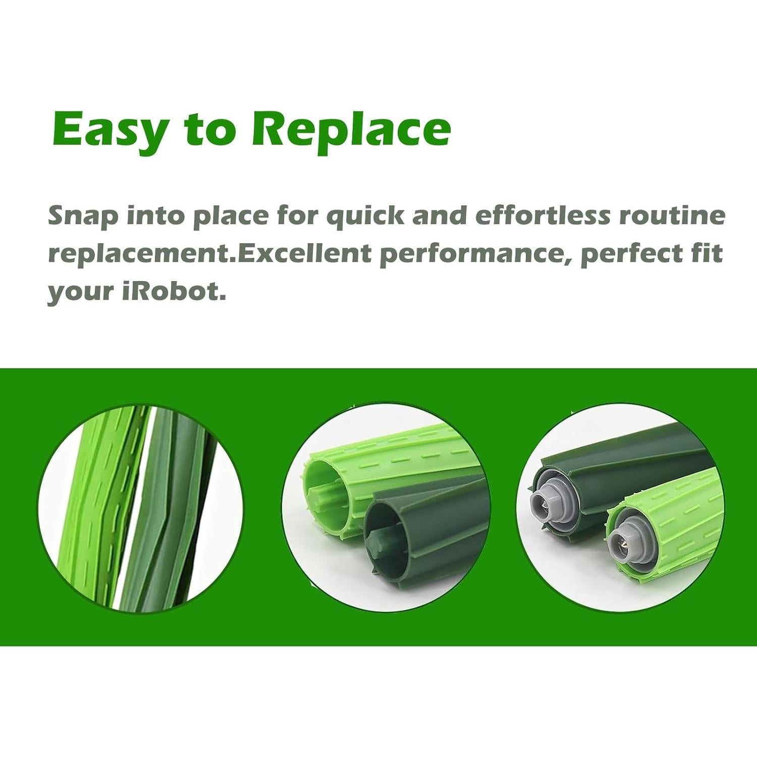3 Piezas Cepillos de Rodillo Reemplazo DovLazm para Roomba S9