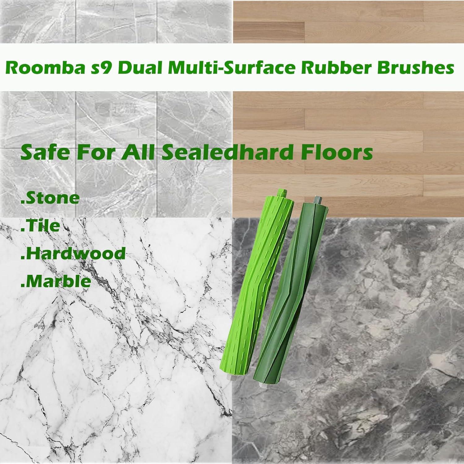 3 Piezas Cepillos de Rodillo Reemplazo DovLazm para Roomba S9