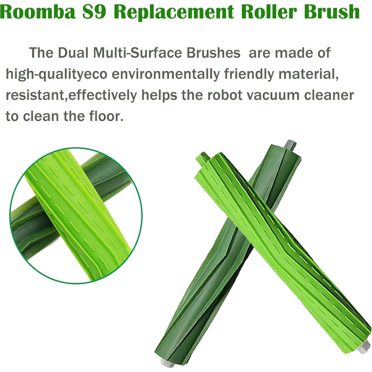 3 Piezas Cepillos de Rodillo Reemplazo DovLazm para Roomba S9