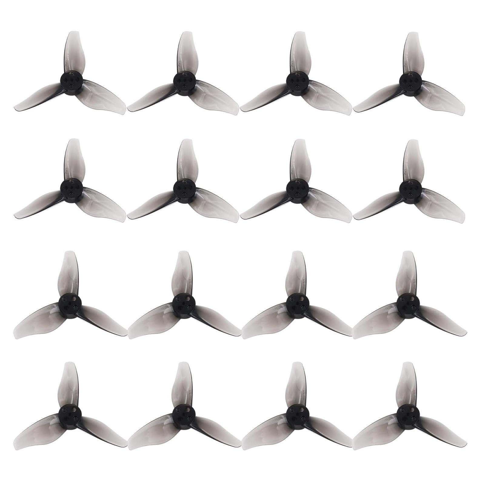 16pcs Gemfan Hurricane 2023 3-Blade Propeller 2 Inch 3 Holes Props 1105-1108 Motor for Toothpick RC Drone FPV Racing(8CW 8CCW)