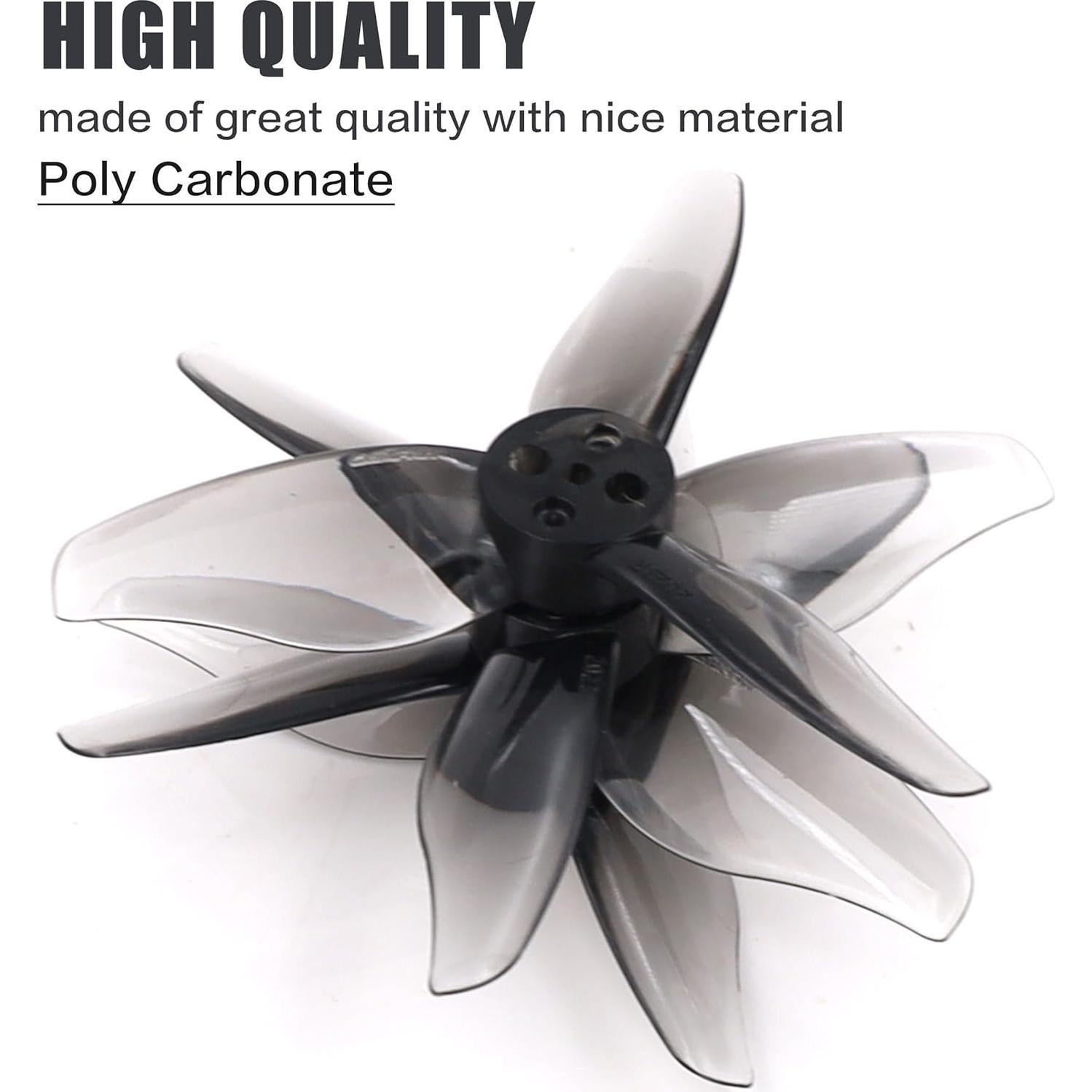 16pcs Gemfan Hurricane 2023 3-Blade Propeller 2 Inch 3 Holes Props 1105-1108 Motor for Toothpick RC Drone FPV Racing(8CW 8CCW)