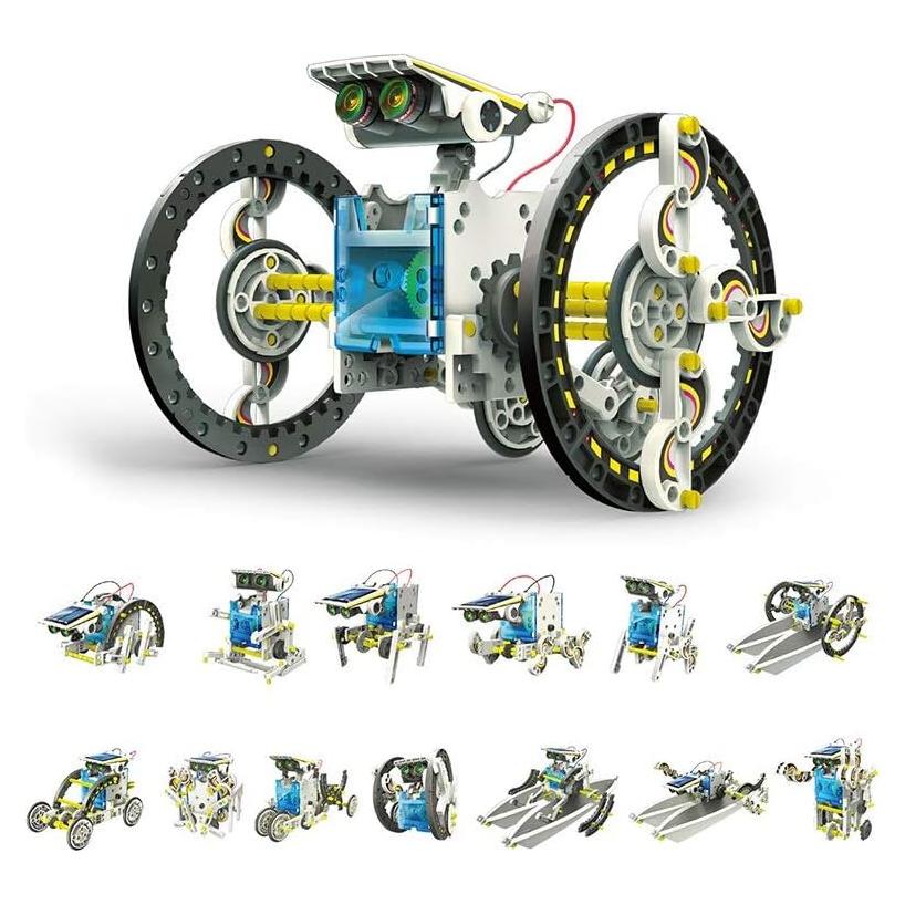 Kit Robot Solar Transformable Elenco TTG-615 14 en 1